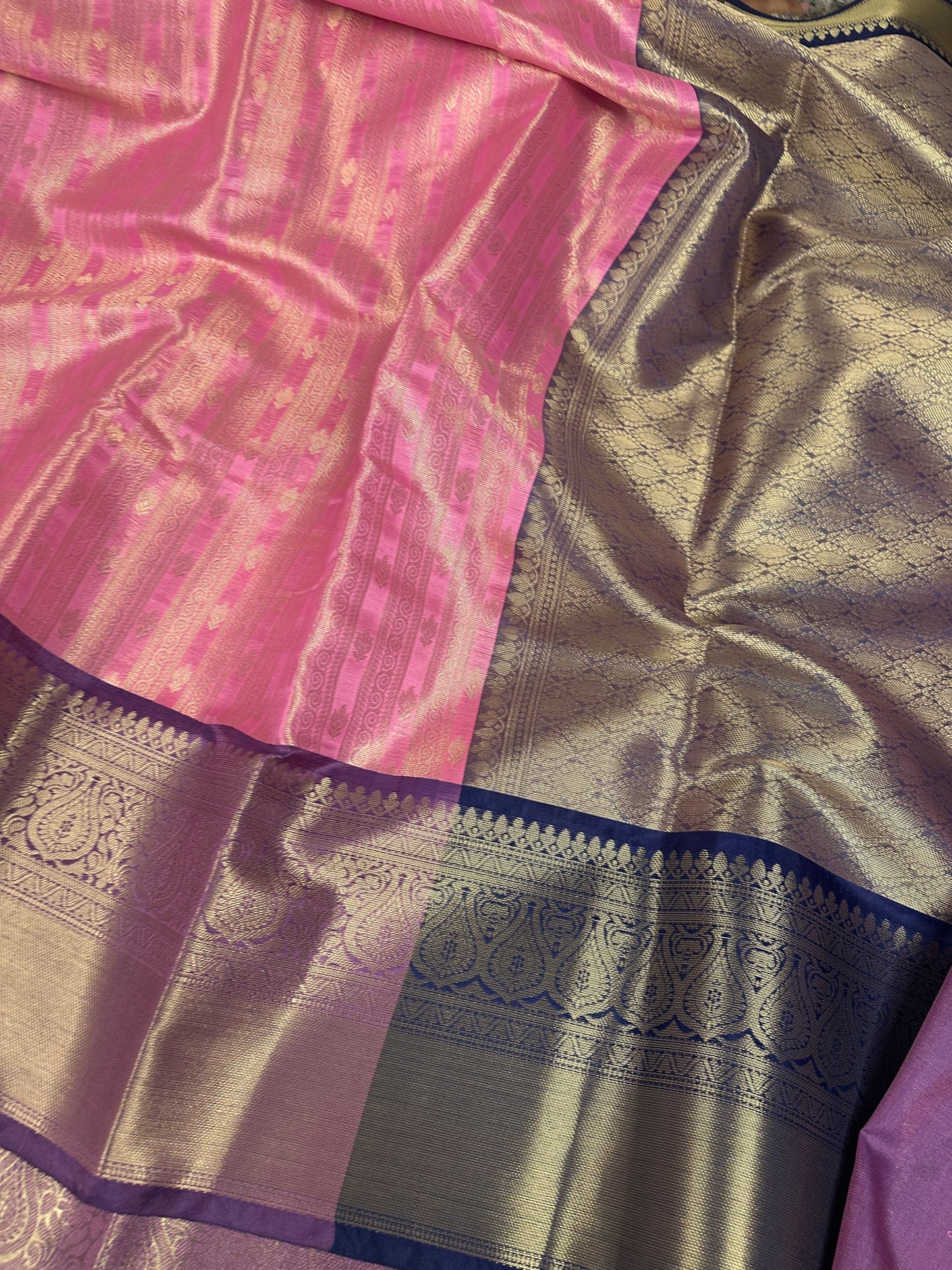 Beautiful Celebrity Inspired Bridal Tissue Banarasi Saree