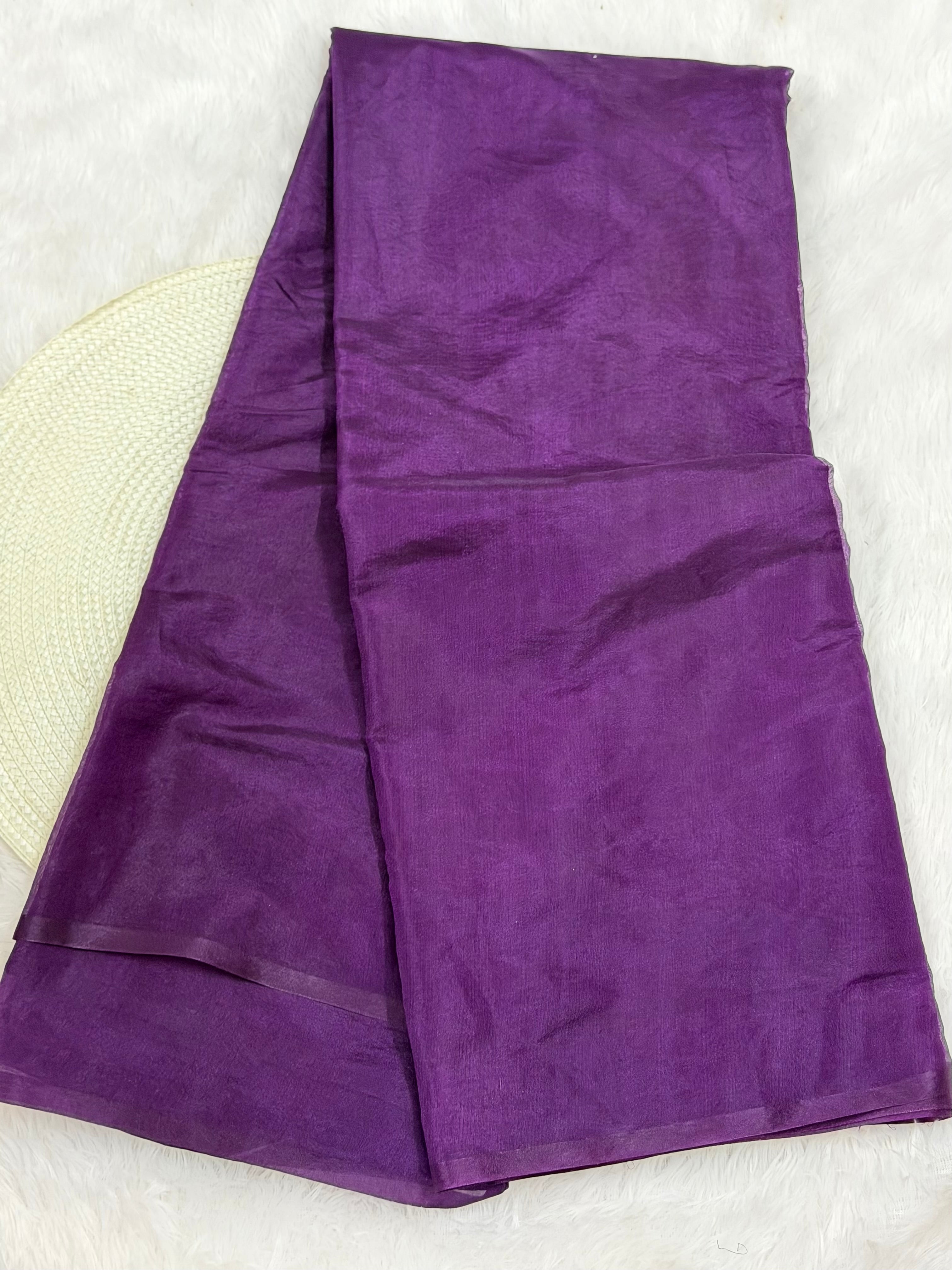 Premium Soft Silk Banarasi Saree with Embossed Pallu