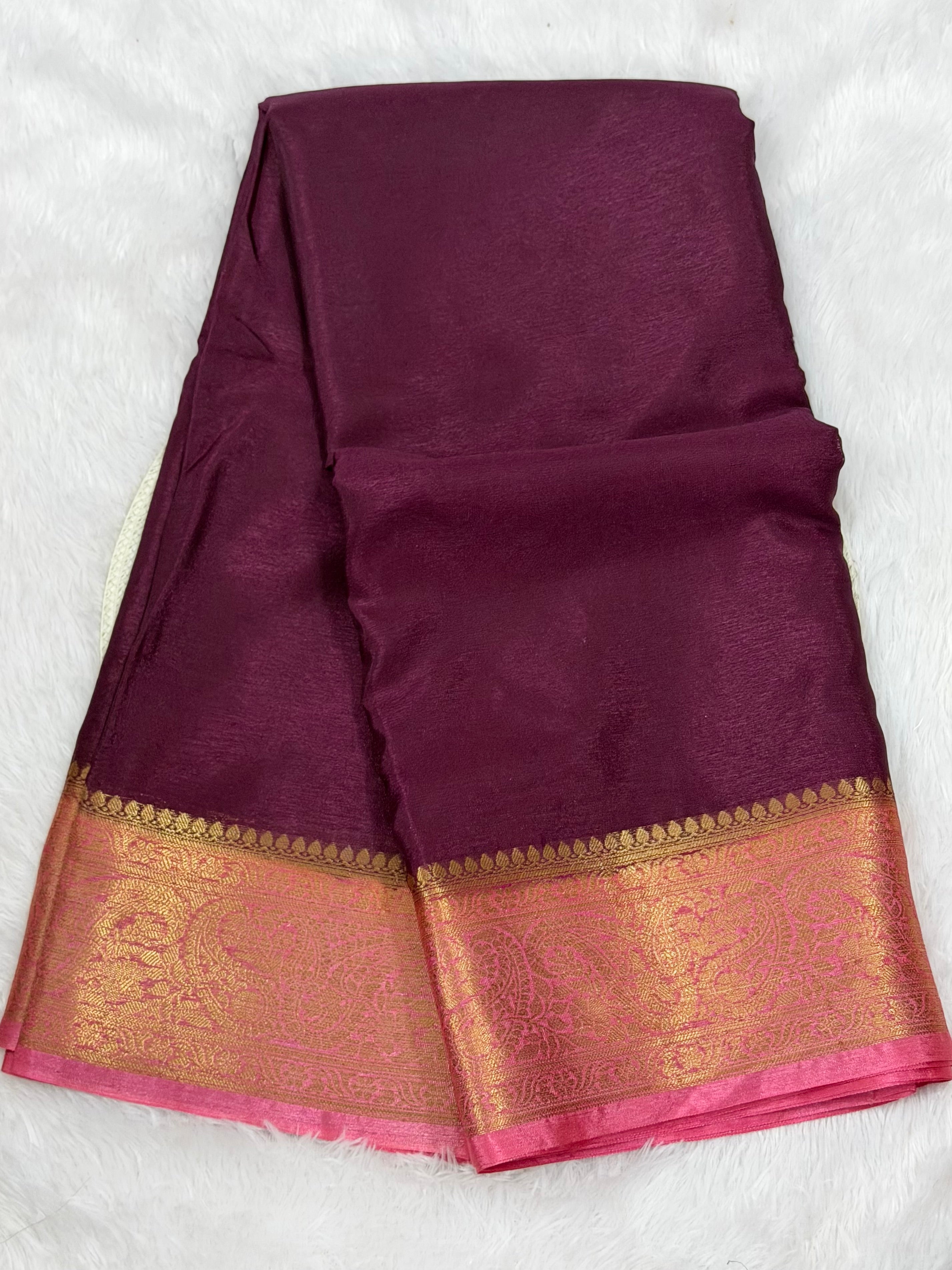 Premium Soft Silk Banarasi Saree with Rich Pallu