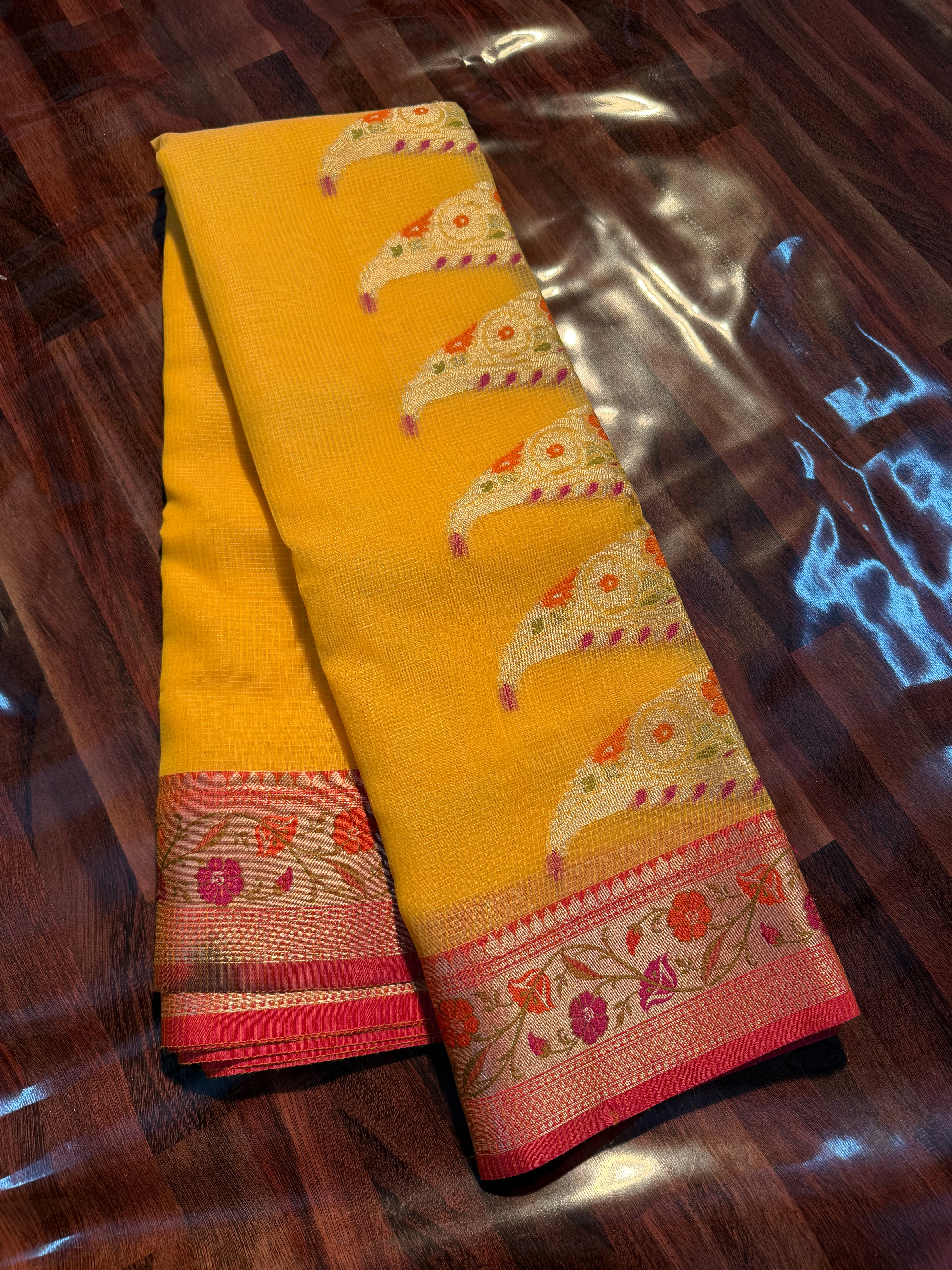 Premium Soft Cotton Silk Banarasi Saree