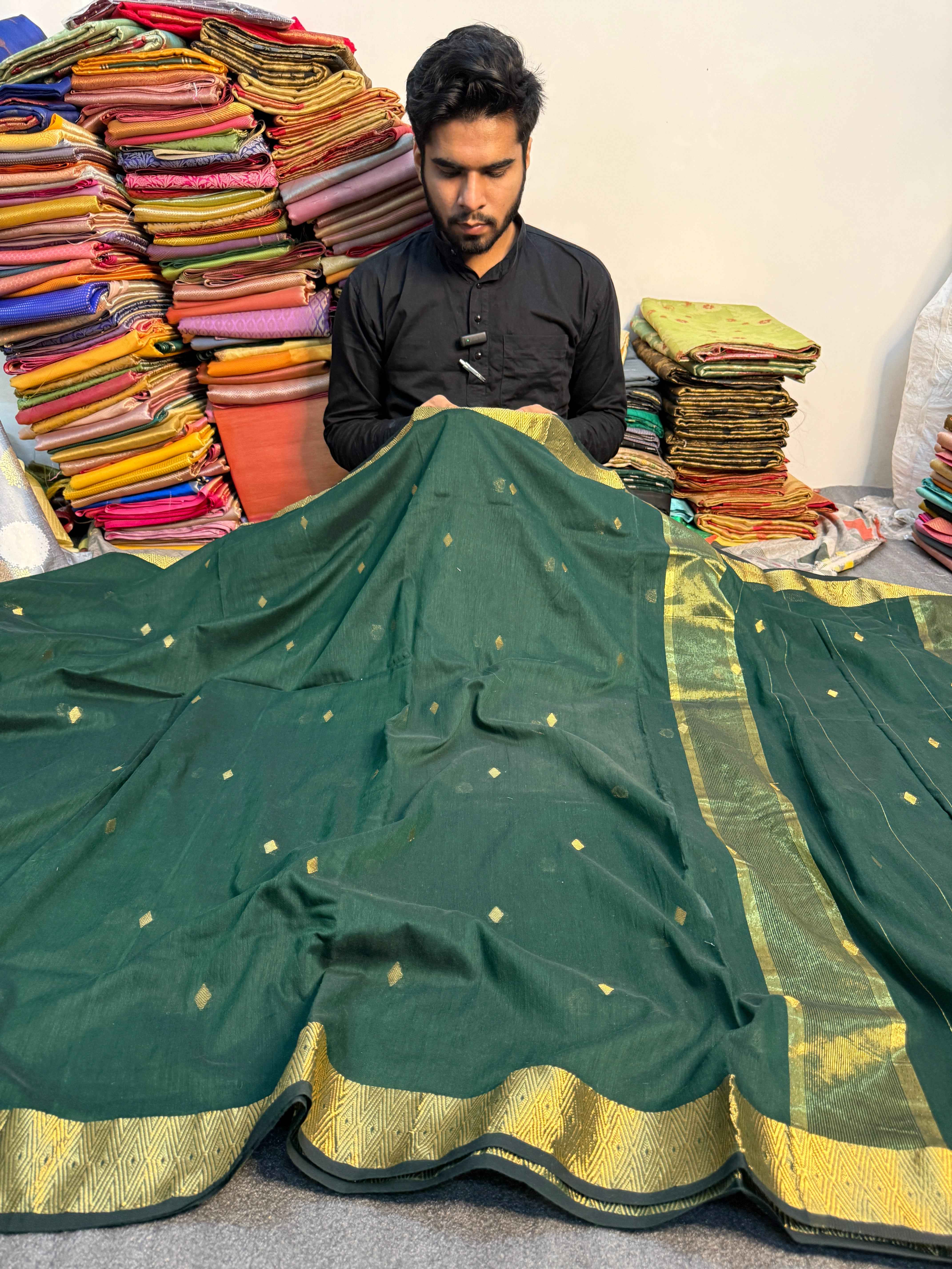 Premium Traditional Zari Woven Soft Tissue Silk Banarasi Saree