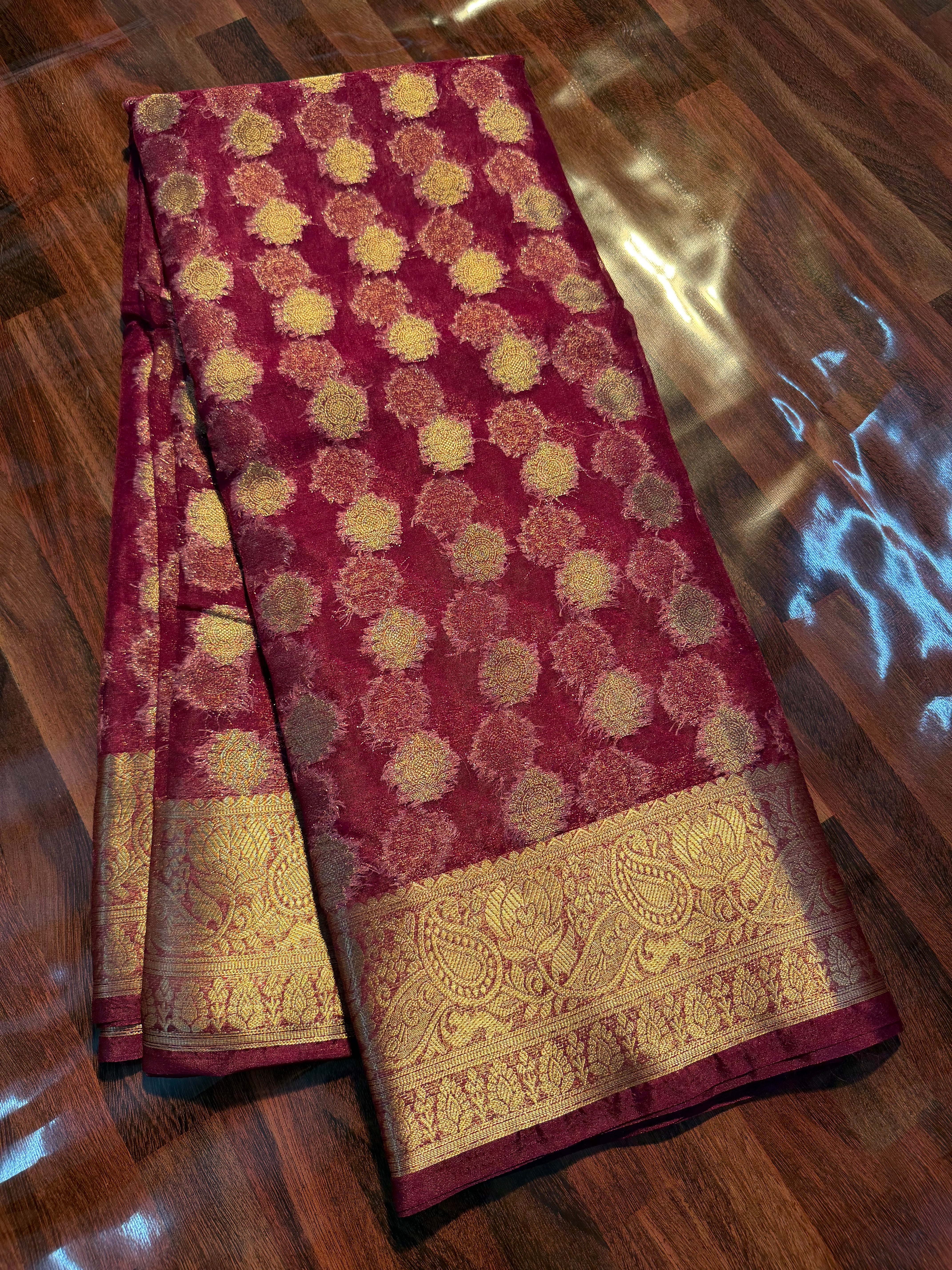 Premium Organza Silk Banarasi Saree