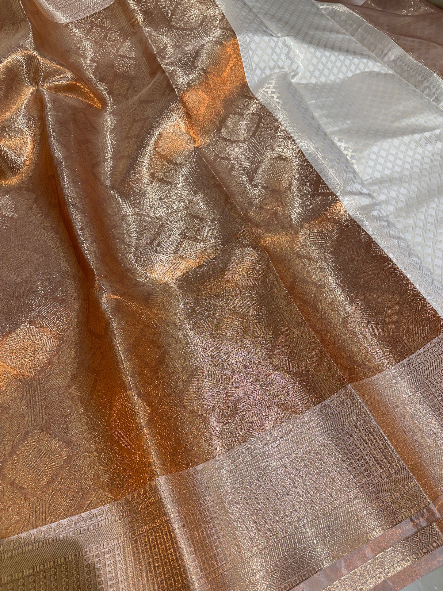 Beautiful Celebrity Inspired Bridal Tissue Banarasi Saree