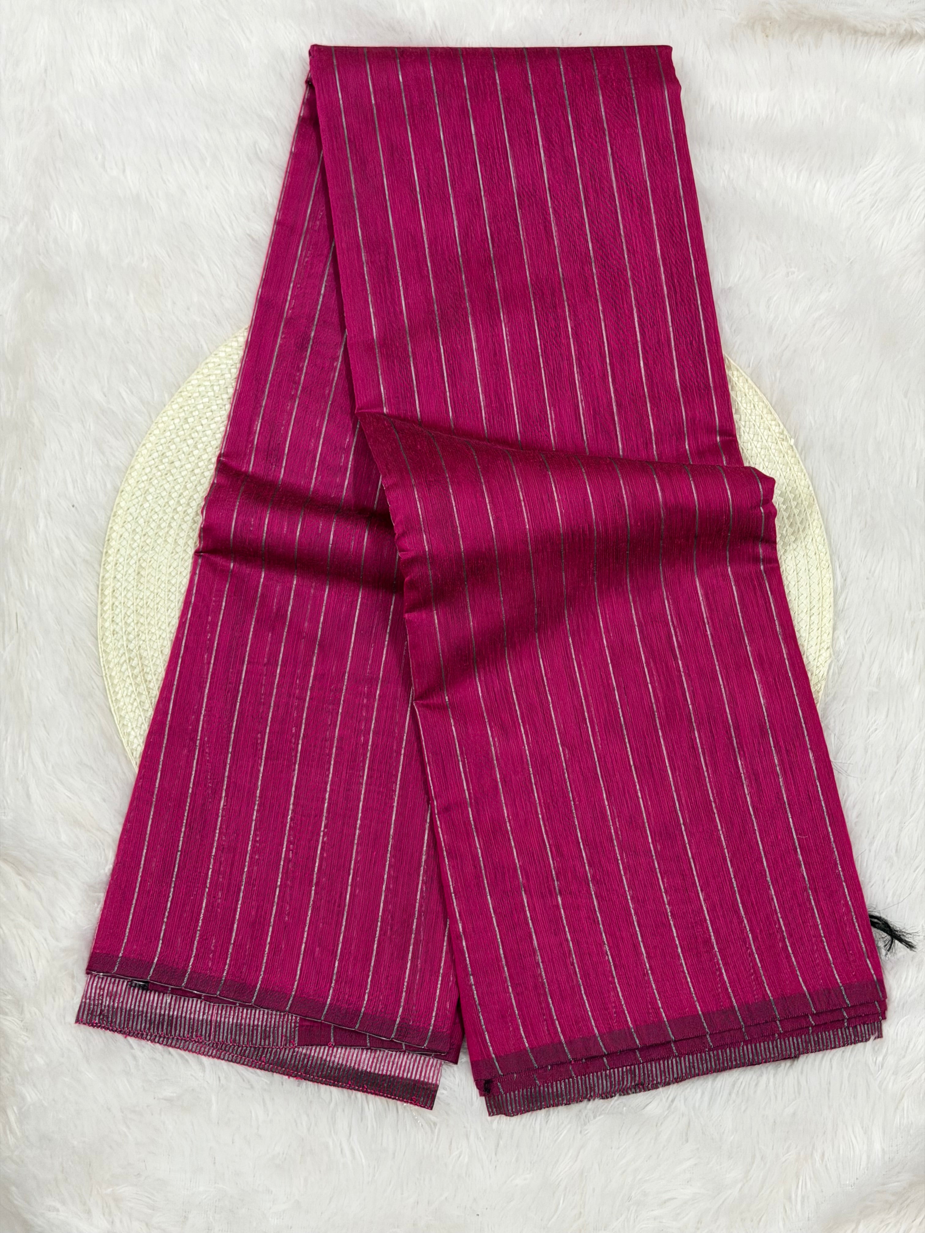 Premium Soft Tissue Silk Banarasi Saree with Rich Pallu
