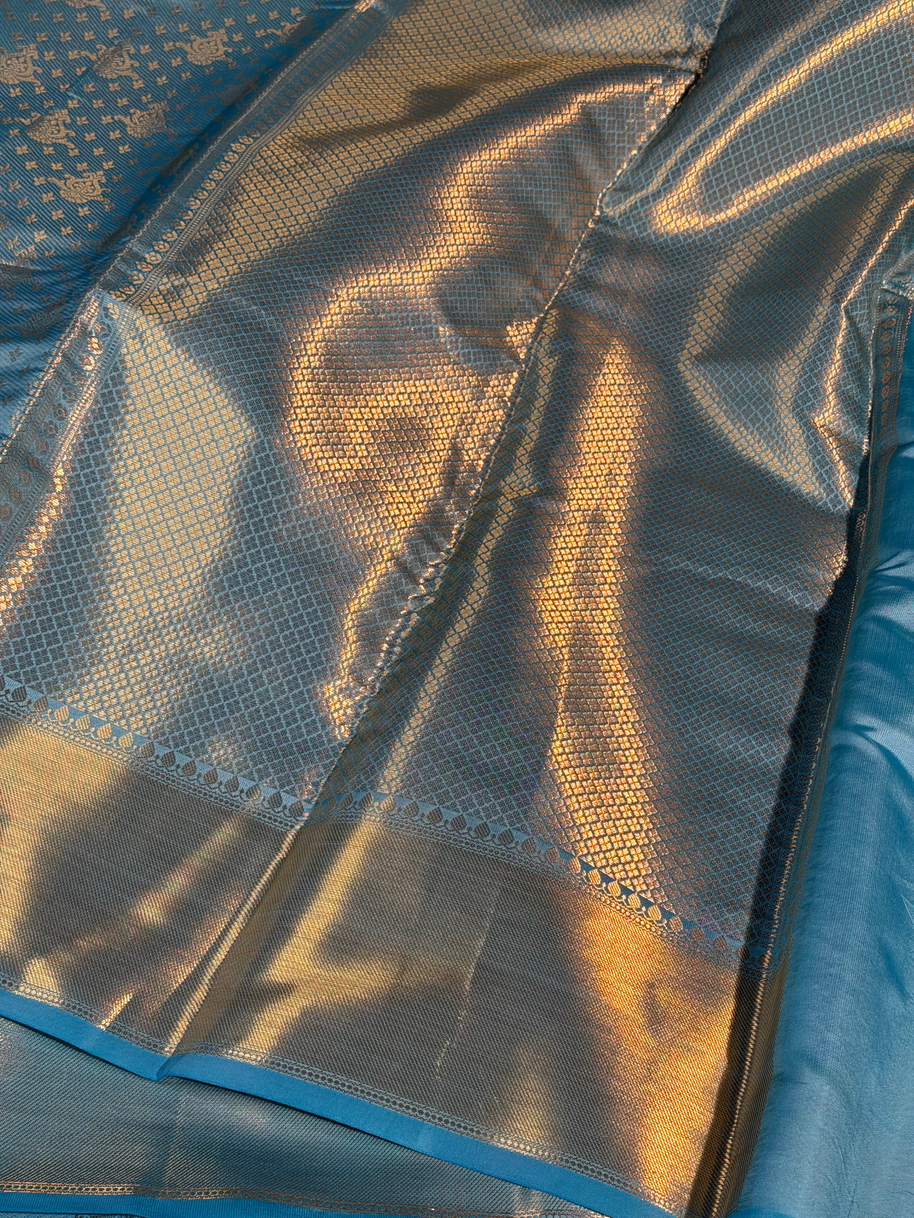 Trisha Mam Inspired Kanjeevaram Tissue Silk Banarasi Saree