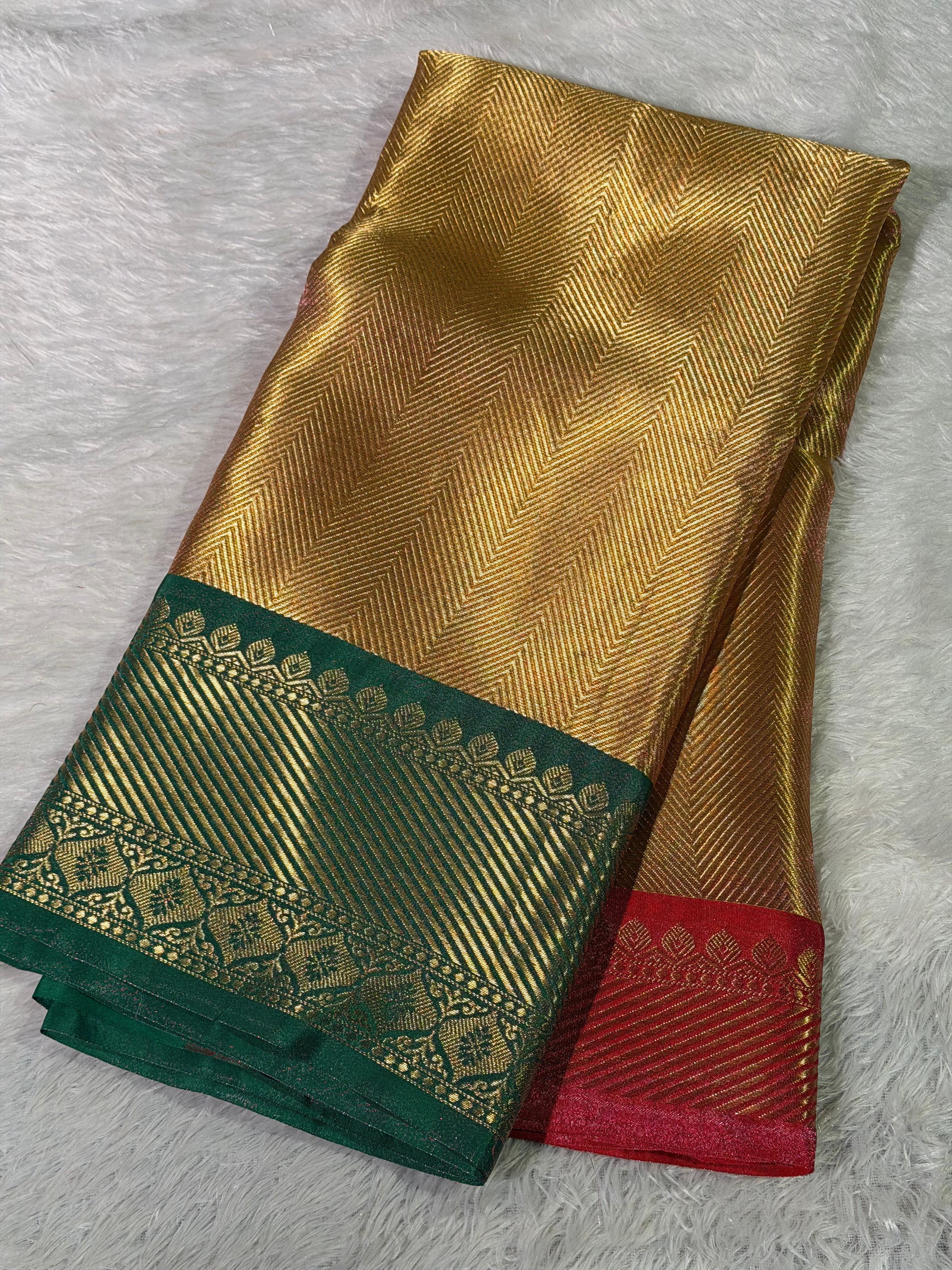 Premium Tissue Silk Banarasi Saree