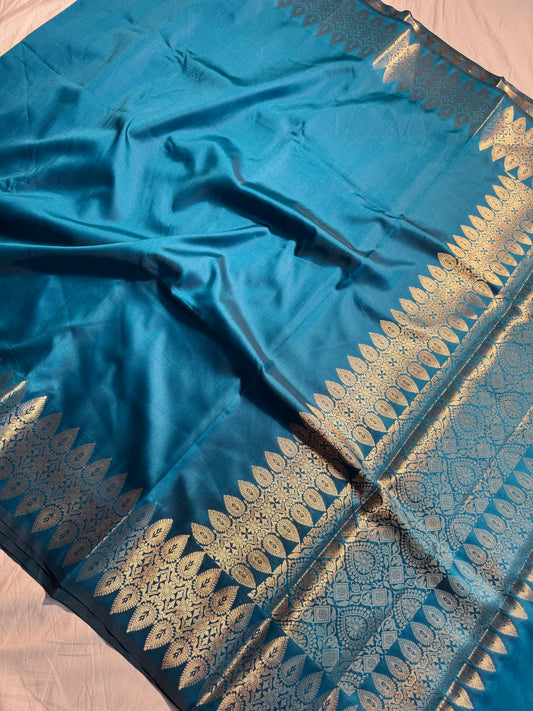 Premium Handloom Inspired Banarasi Chiniya Silk Saree