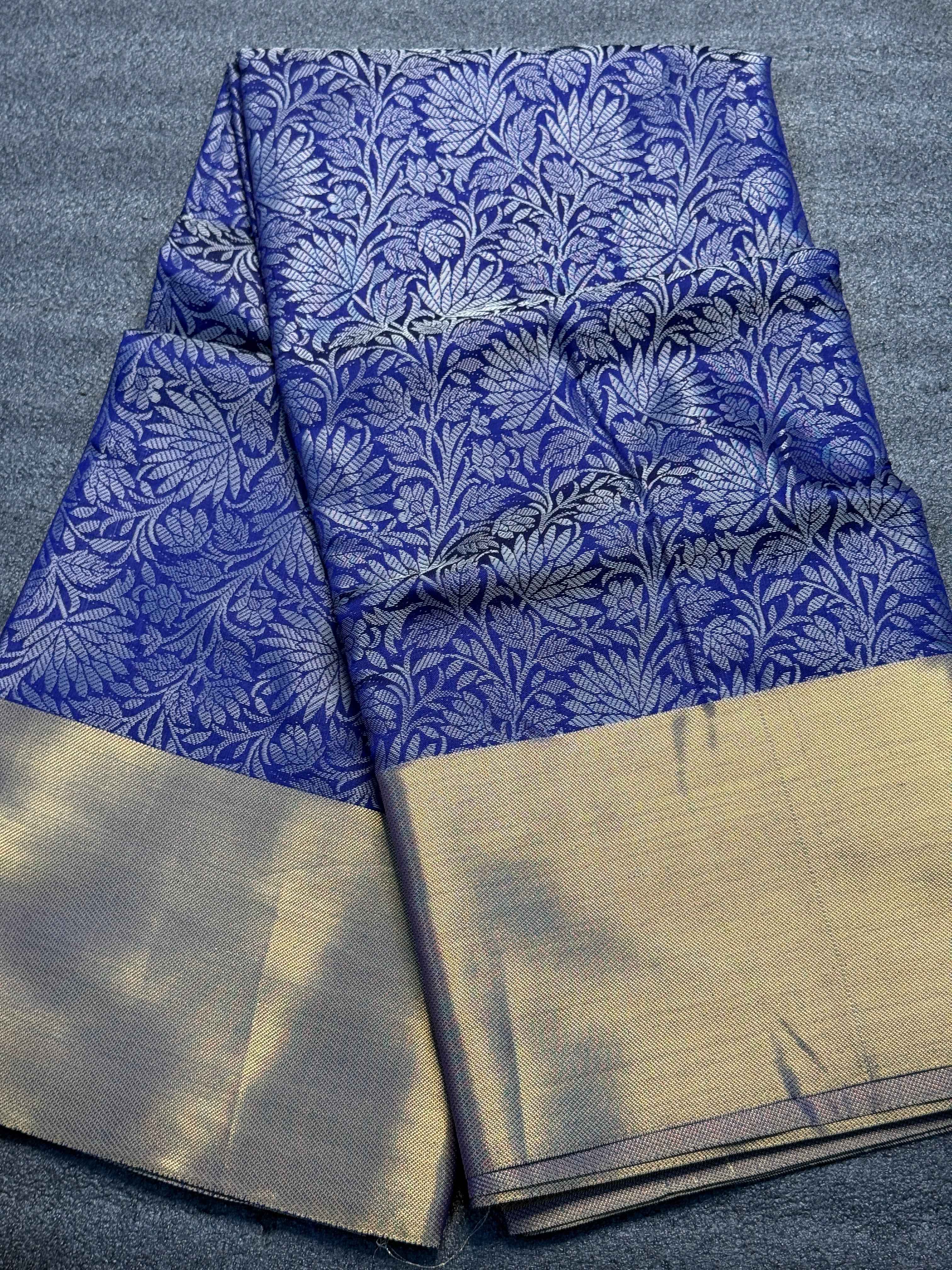Premium Traditional Zari Woven Soft Tissue Silk Banarasi Saree