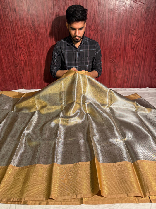 kanjivaram tissue saree