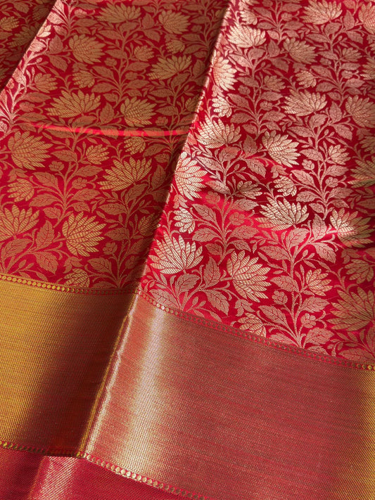 Nita Ambani Mam Inspired Premium Kanjivaram Tissue Silk Designer Saree