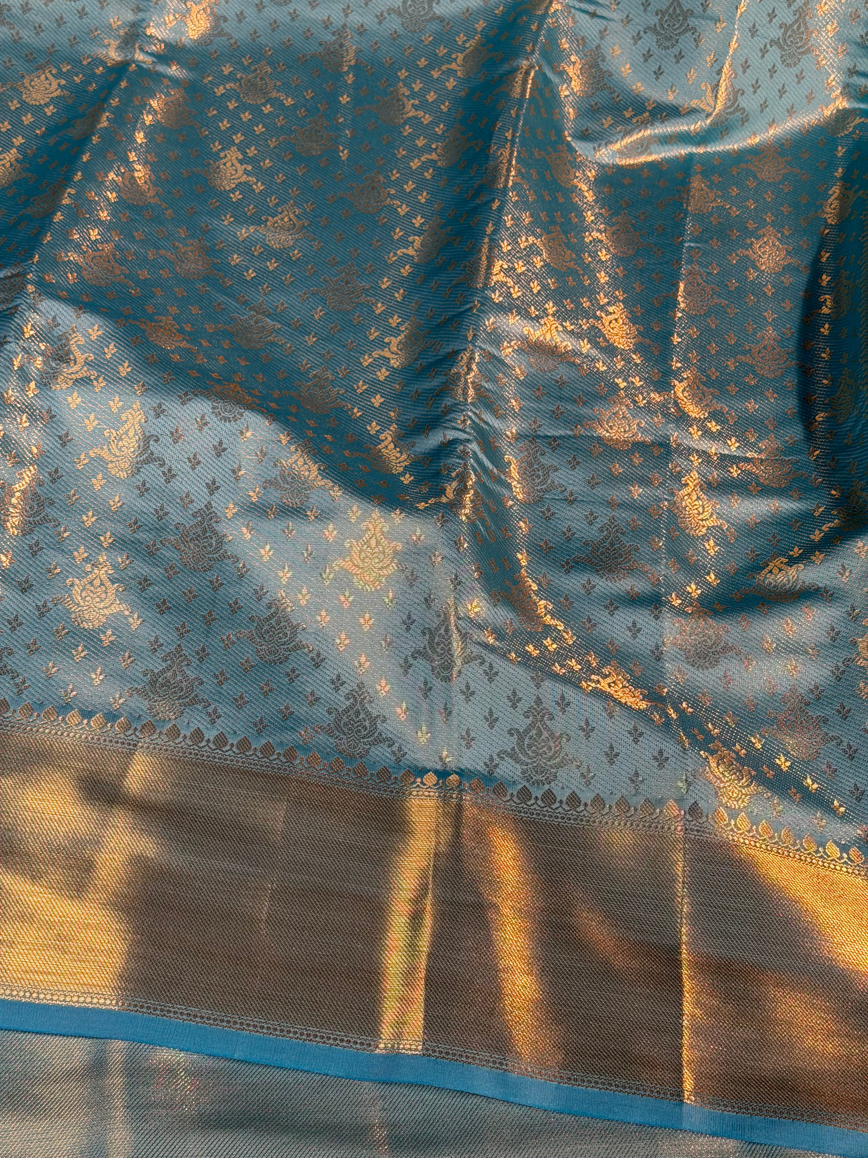Trisha Mam Inspired Kanjeevaram Tissue Silk Banarasi Saree