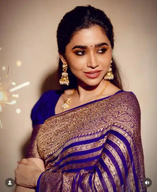 premium banarasi chiniya silk saree