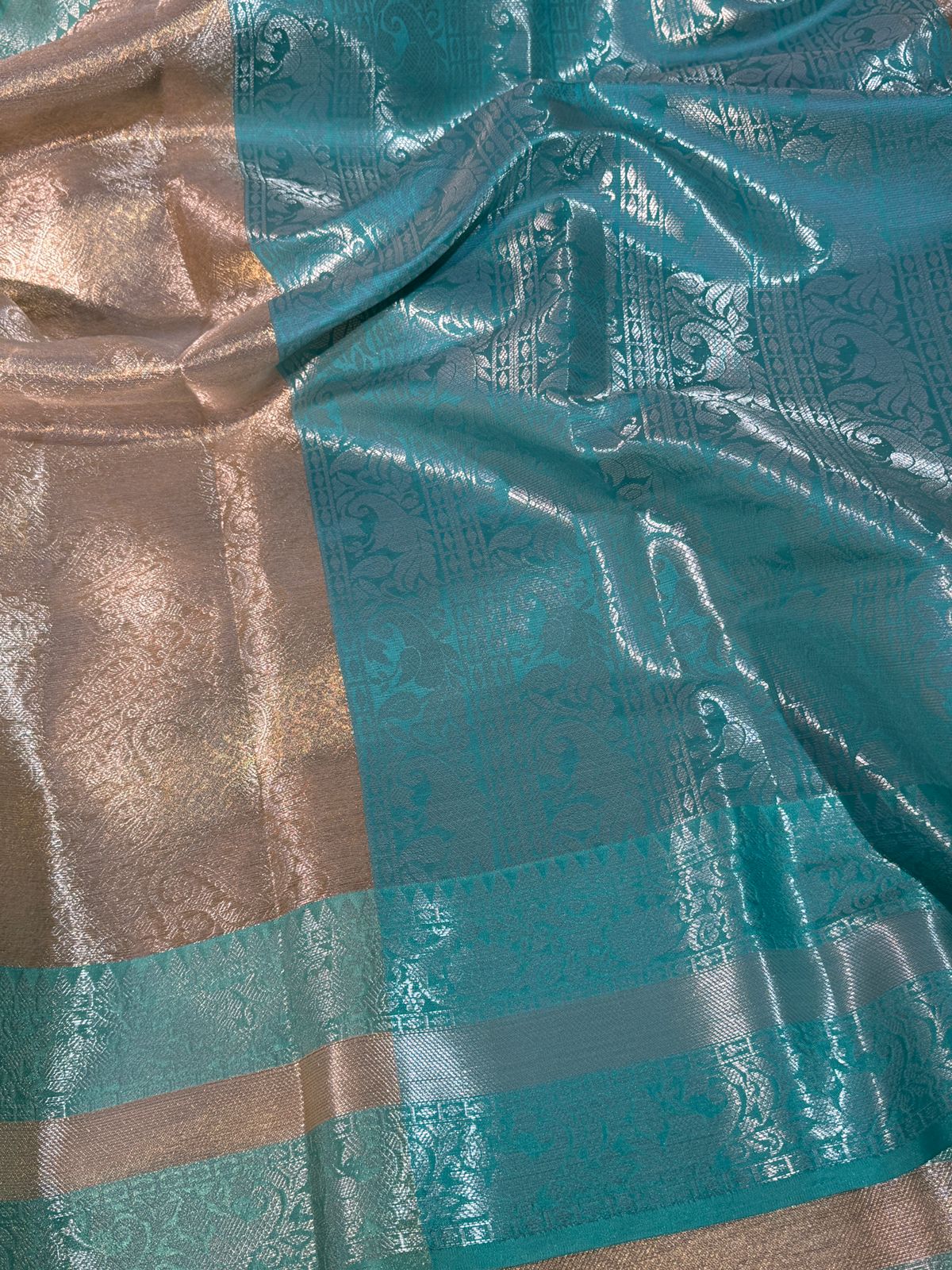Premium Kanjeevaram Tissue Silk Banarasi Saree