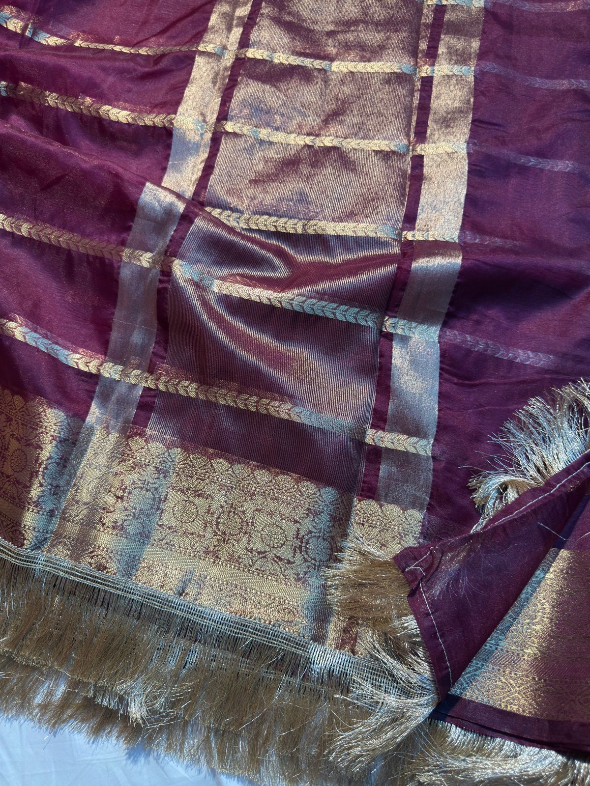 Handloom Inspired Traditional Organza Silk Banarasi Saree