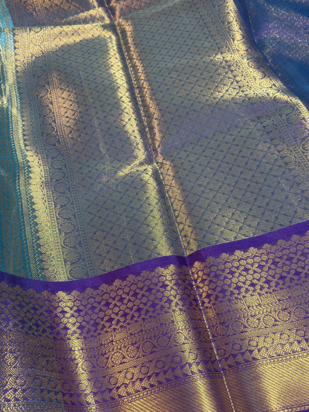 Premium Tissue Silk Banarasi Saree with Allover Heritage Weave