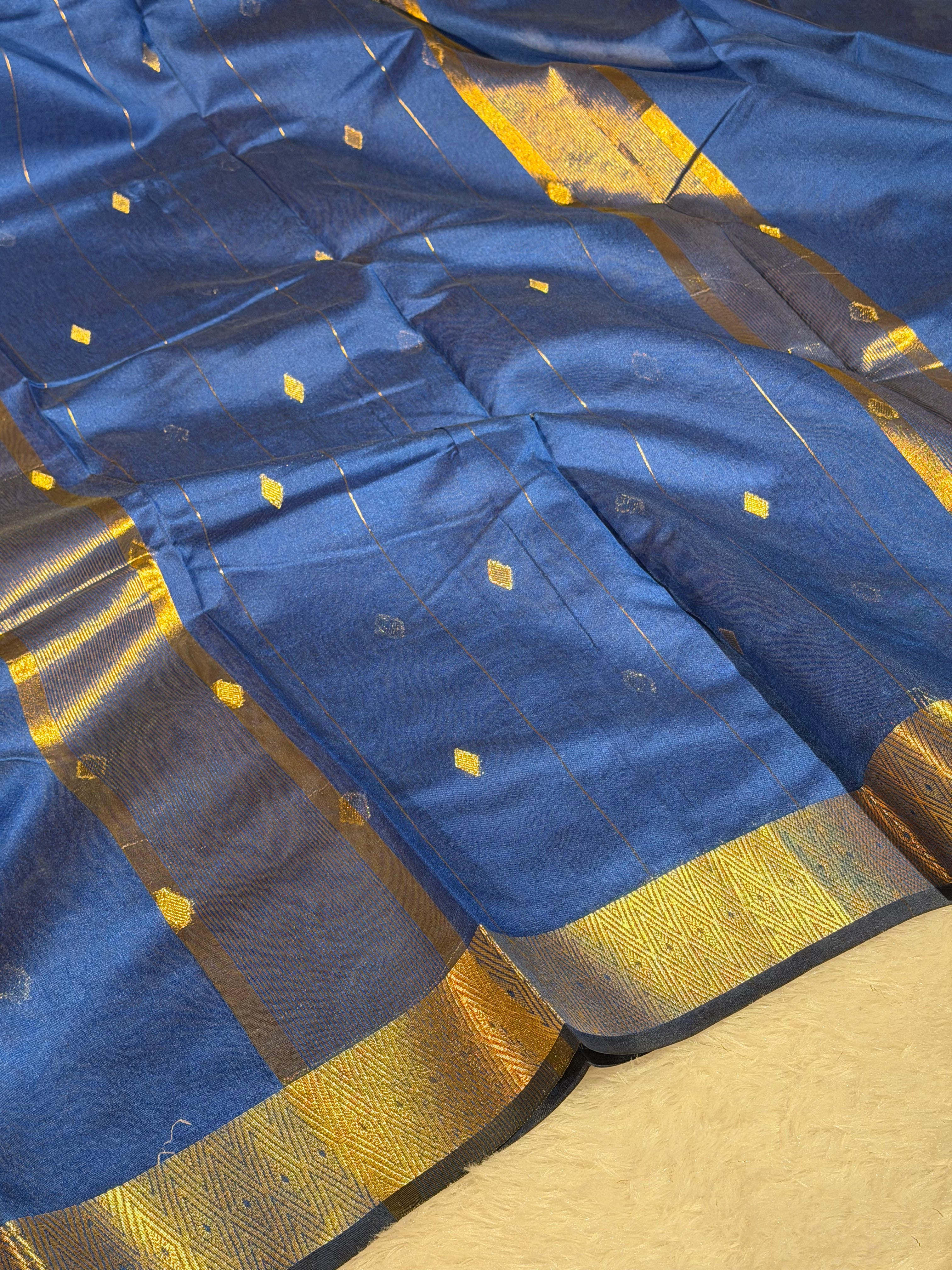 Celebrity Inspired Premium Cotton Silk Banarasi Saree