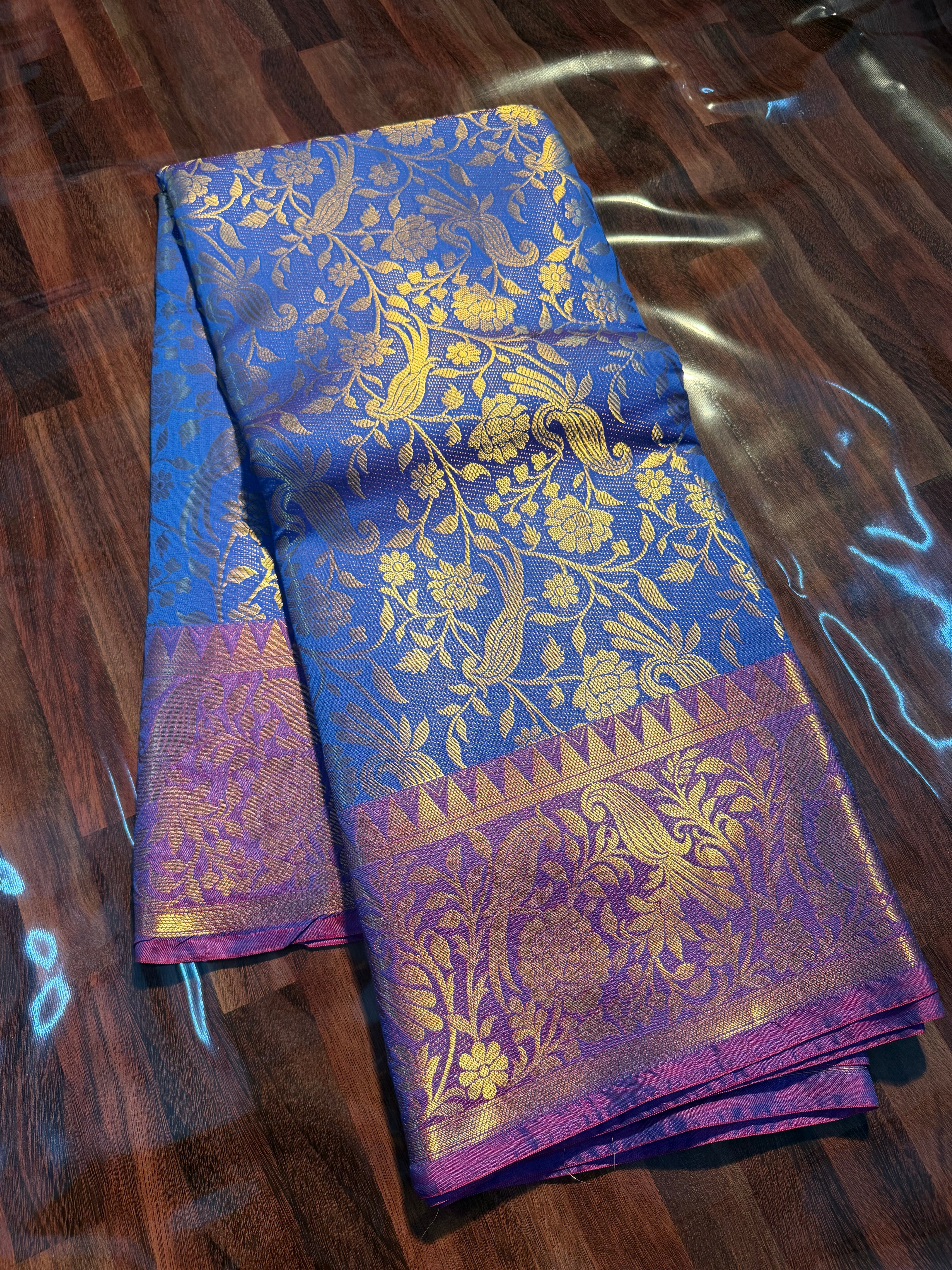 Premium Kanjeevaram Tissue Silk Banarasi Saree