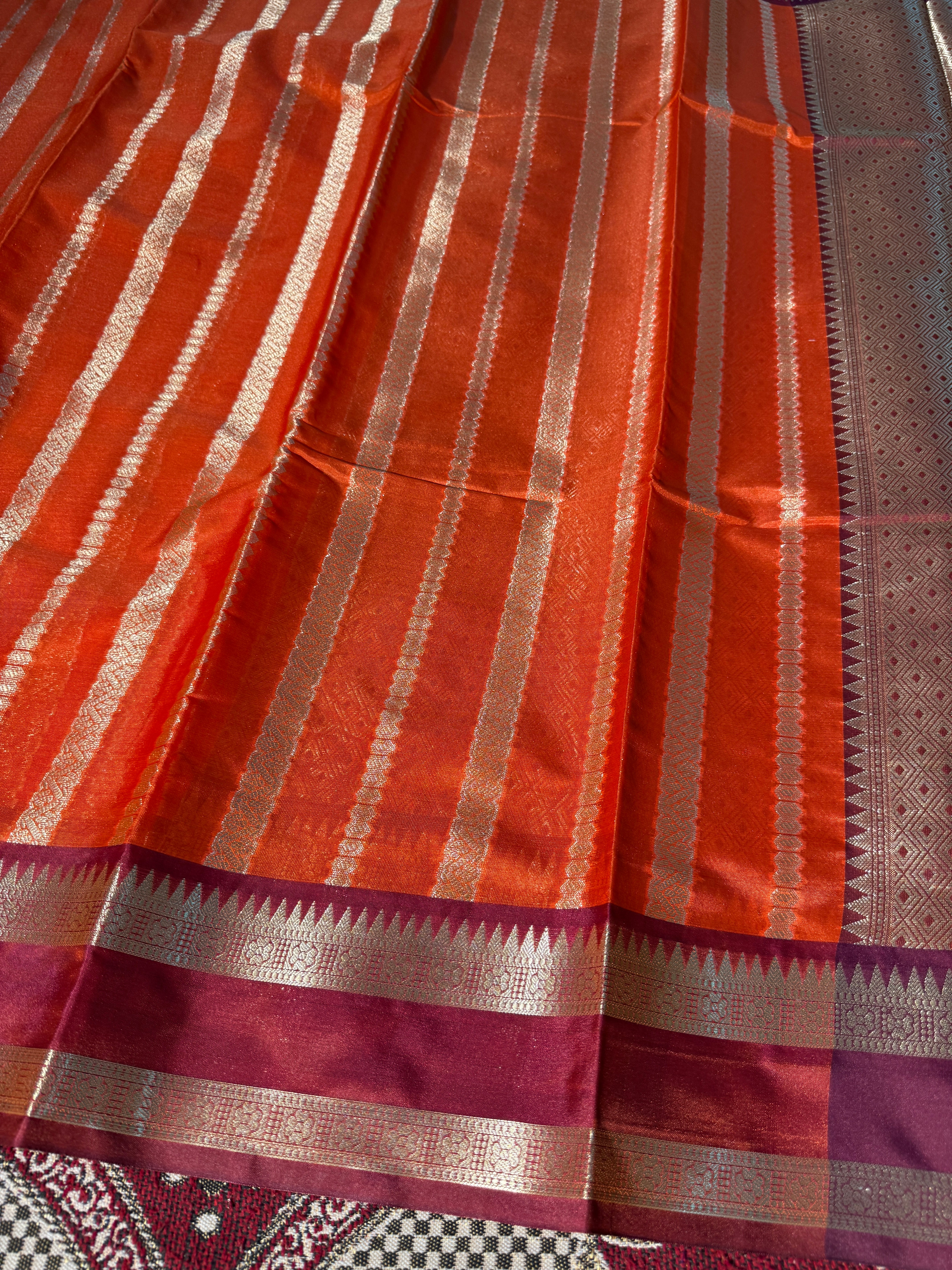 Premium Semi Katan Silk Banarasi Saree