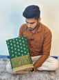 Exclusive Banarasi Khaddi Buti Weave Georgette Silk Saree