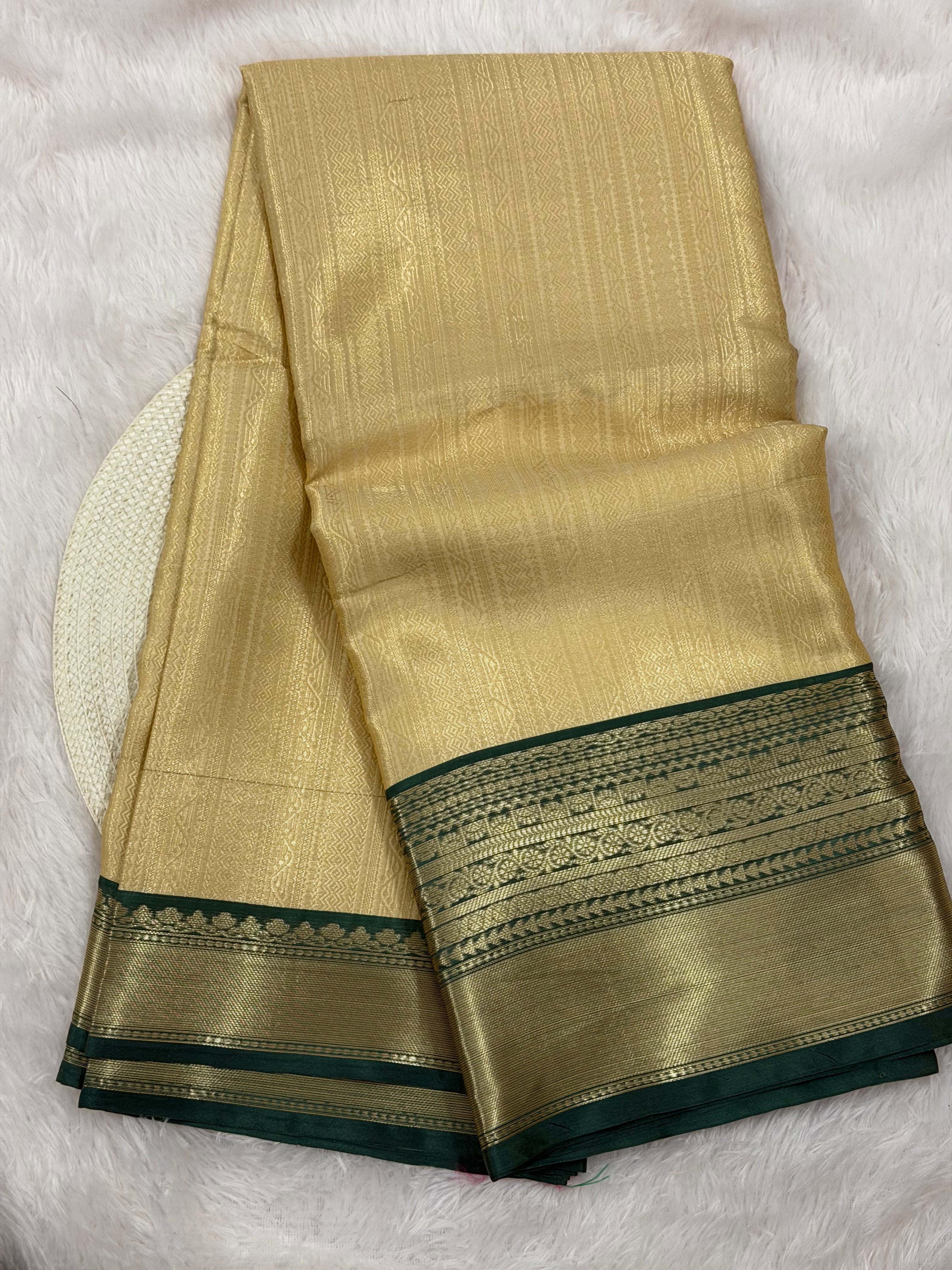 Premium Soft Tissue Silk Banarasi Saree with Rich Pallu