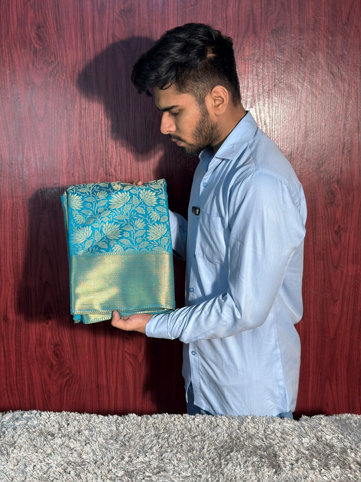 Nita Ambani Mam Inspired Premium Kanjivaram Tissue Silk Saree