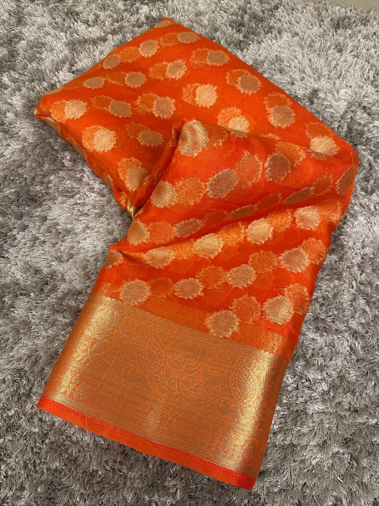 Bridal Organza Silk Banarasi Saree