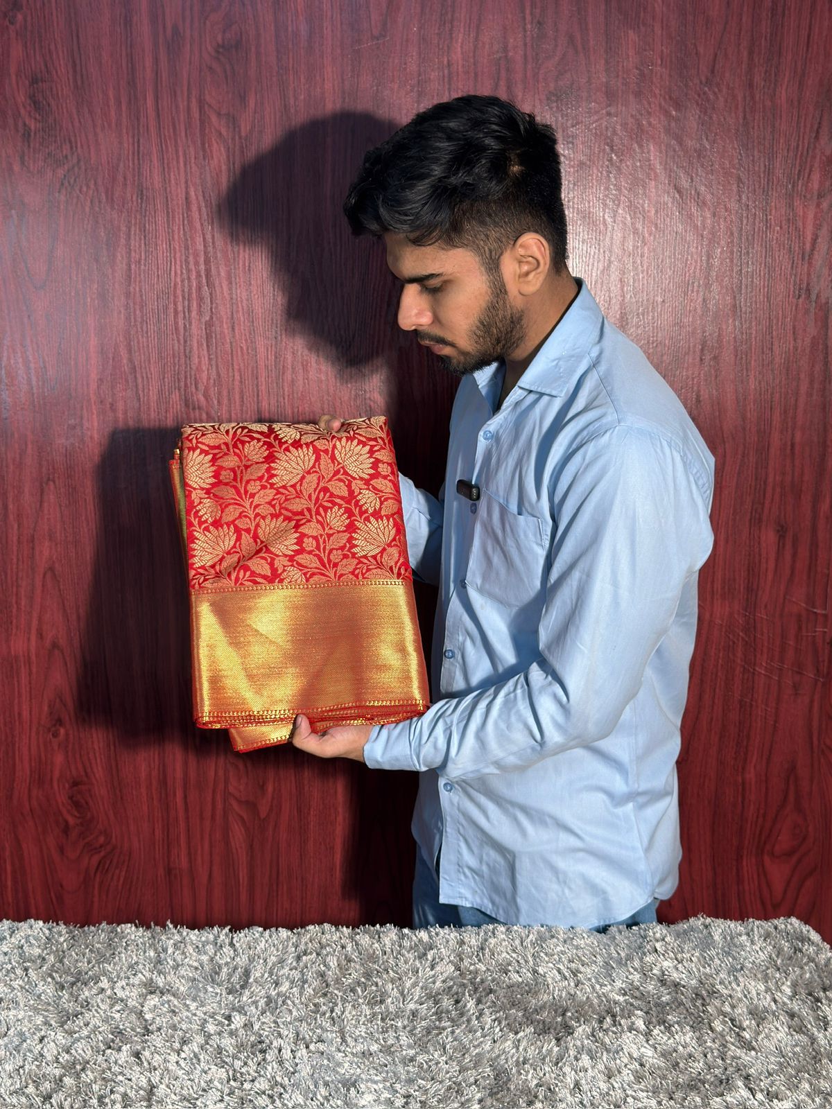 Nita Ambani Mam Inspired Premium Kanjivaram Tissue Silk Designer Saree