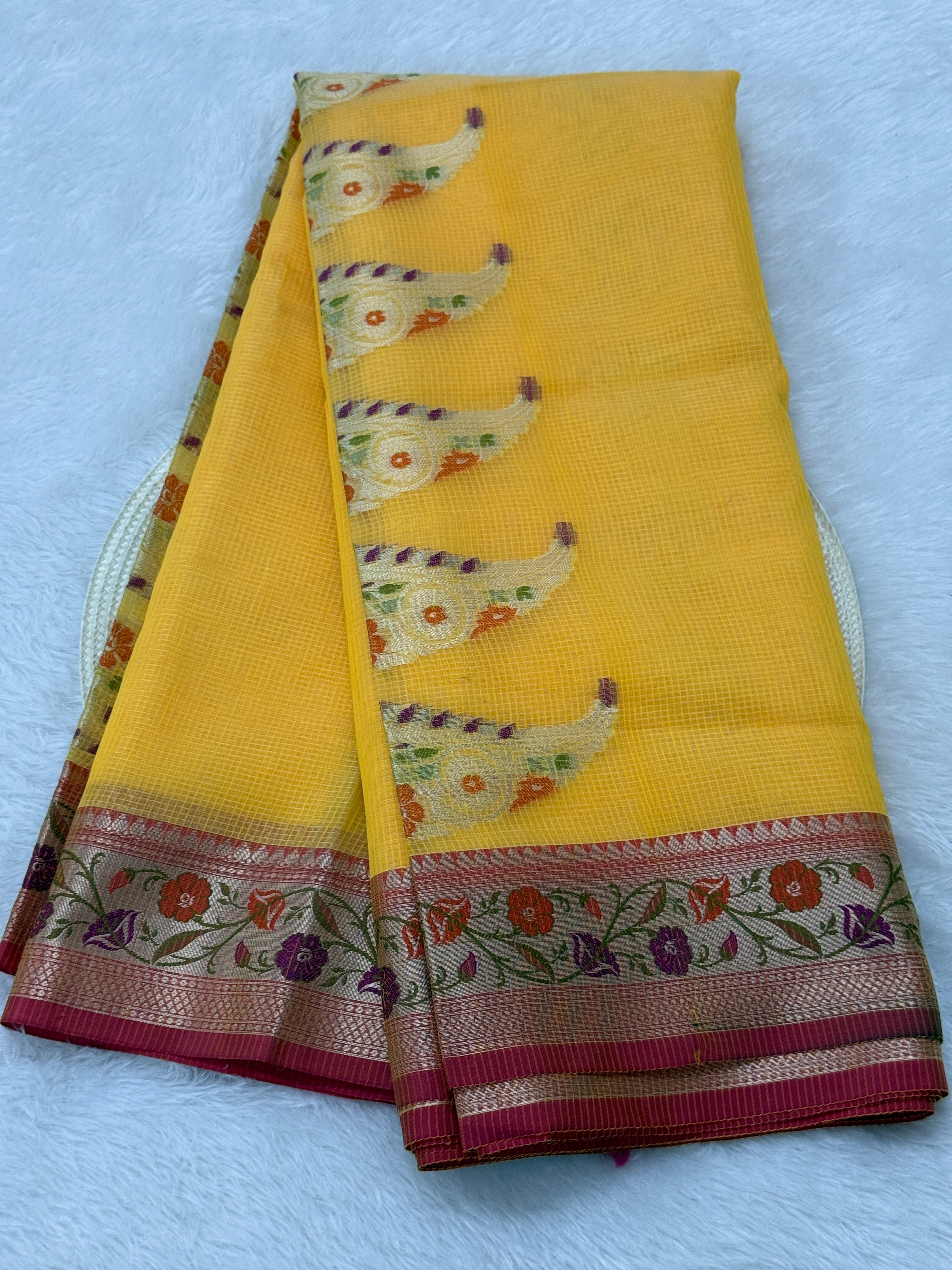 Premium Soft Silk Banarasi Saree with Rich Pallu