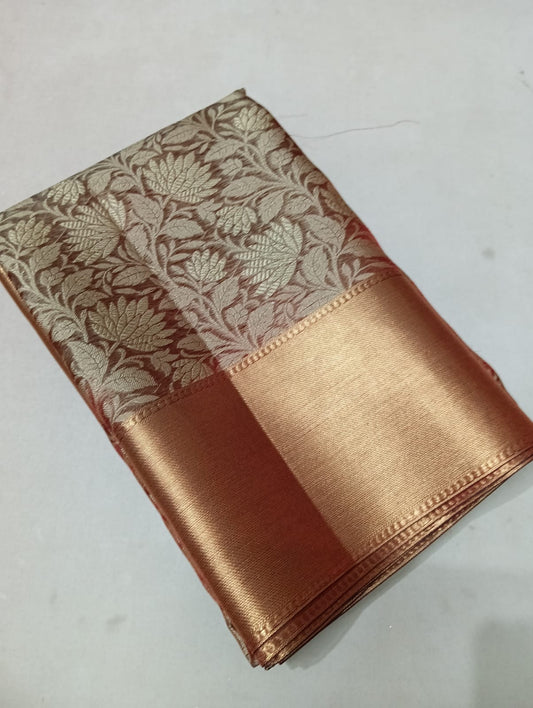 Nita Ambani Mam Inspired Bridal Tissue Silk Saree
