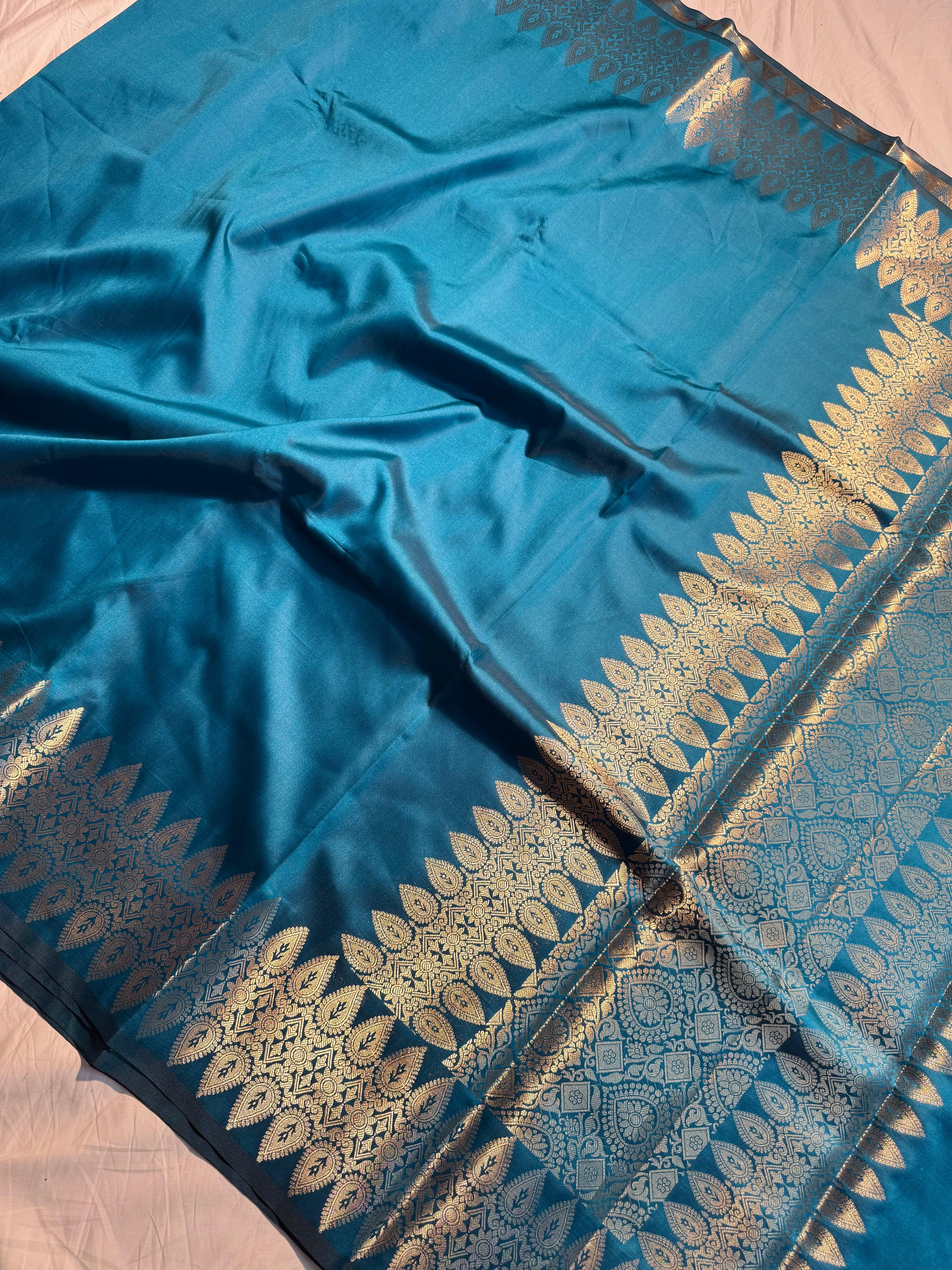 Premium Handloom Inspired Banarasi Chiniya Silk Saree
