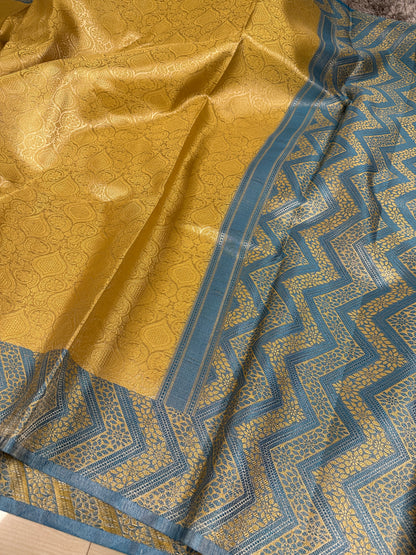 Beautiful Celebrity Inspired Bridal Tissue Banarasi Saree