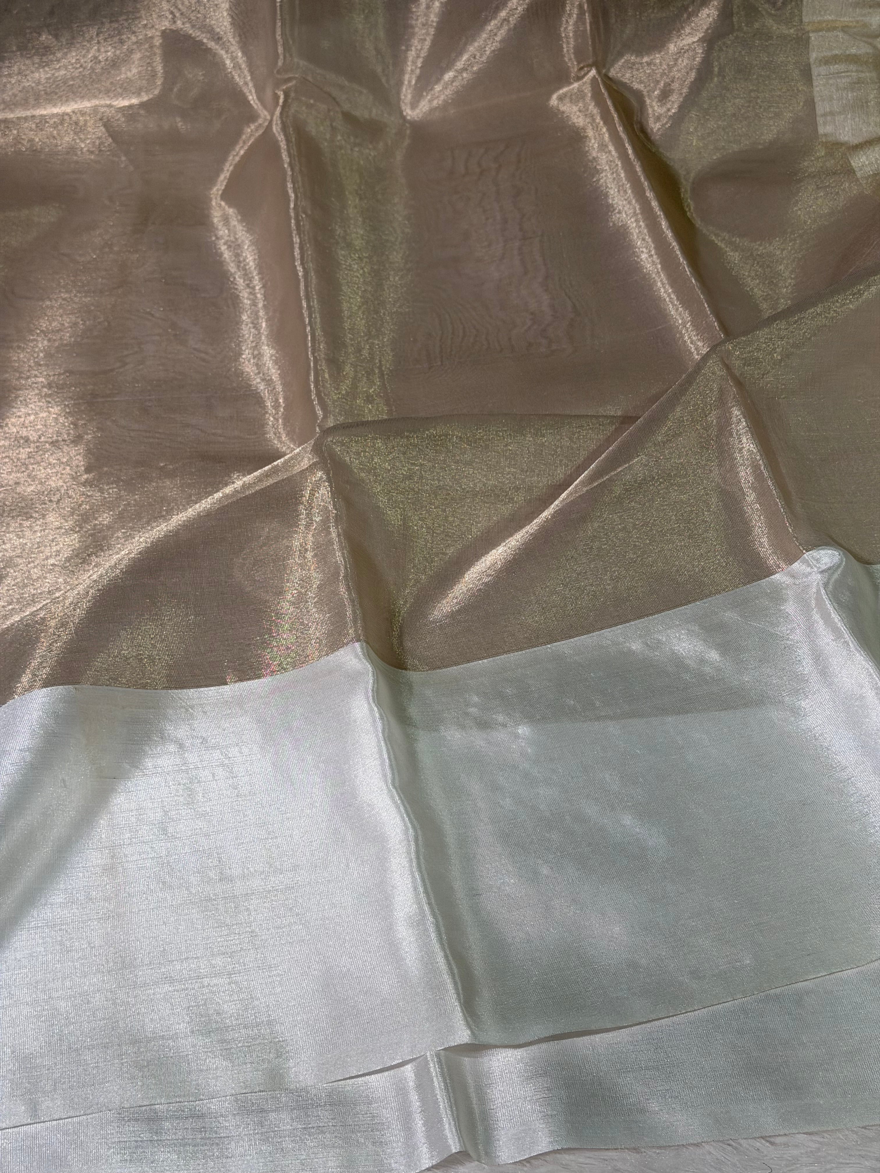 Celebrity Inspired Premium Soft Tissue Silk Banarasi Saree