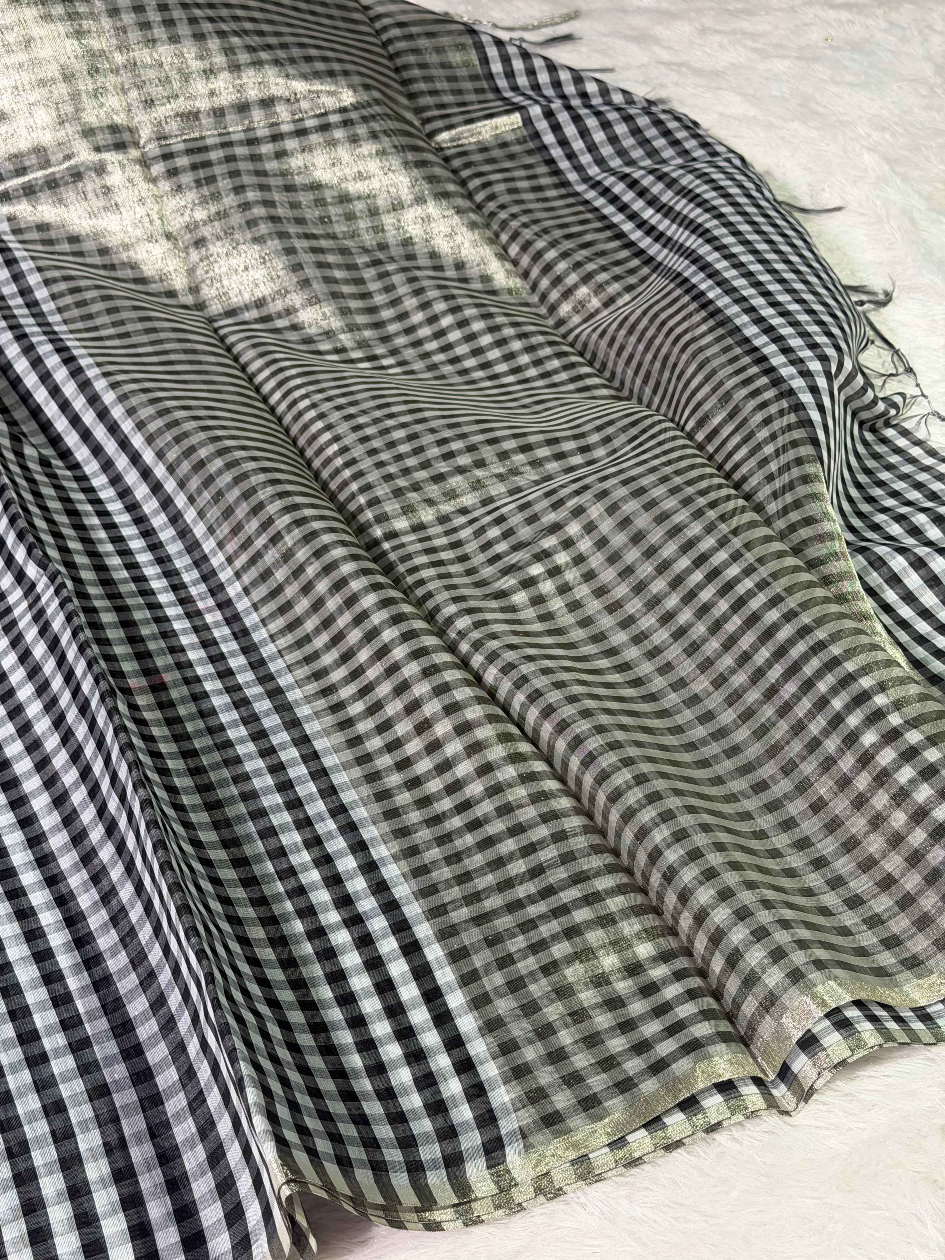 Celebrity Inspired Premium Soft Cotton Silk Banarasi Saree