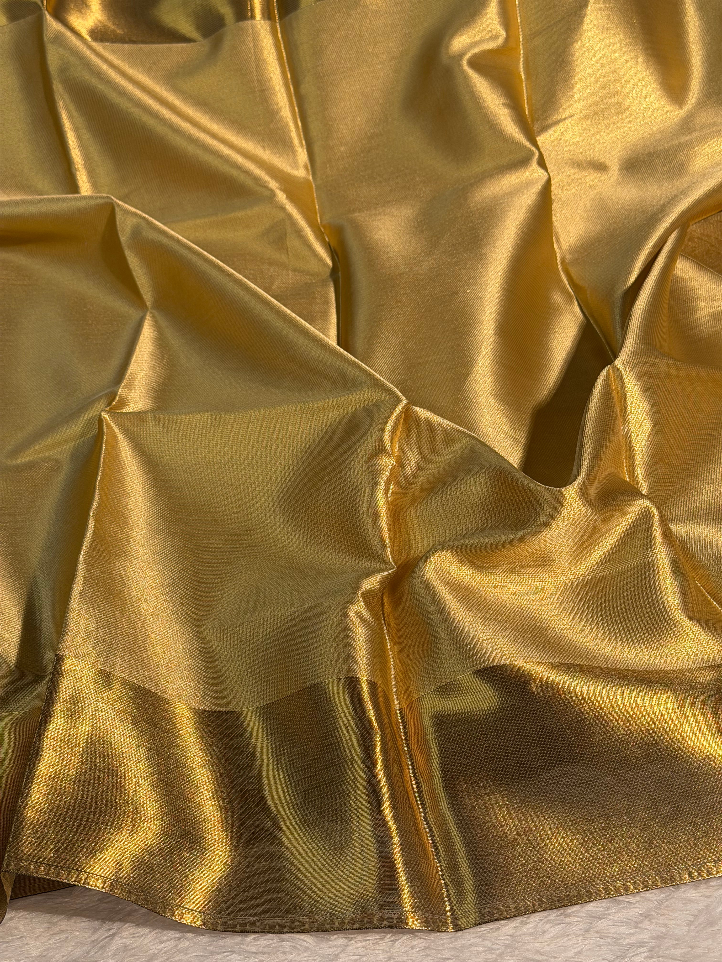 Nita Ambani Inspired Premium Kanjeevaram Brocade Tissue Silk Banarasi Saree