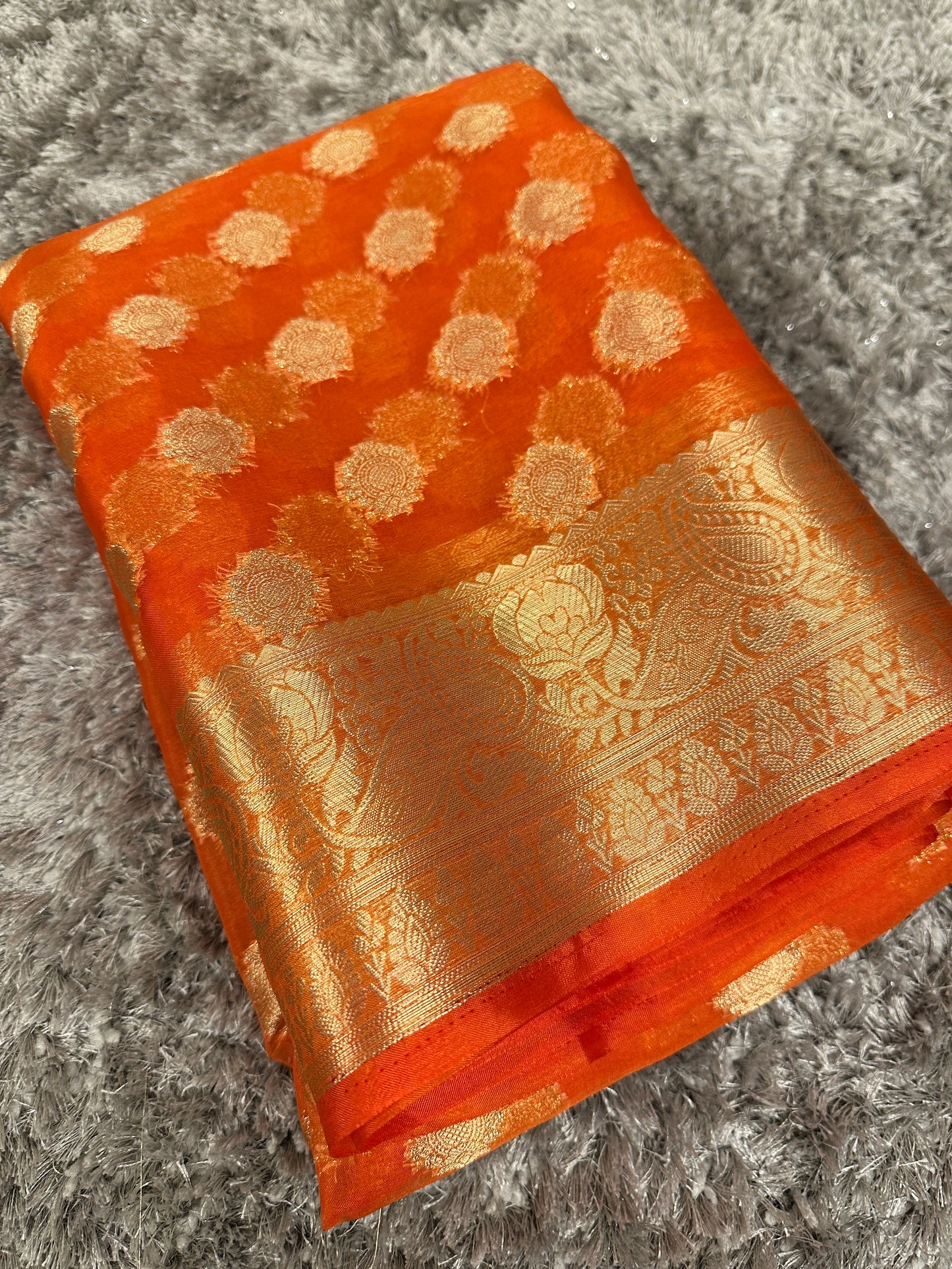 Bridal Organza Silk Banarasi Saree
