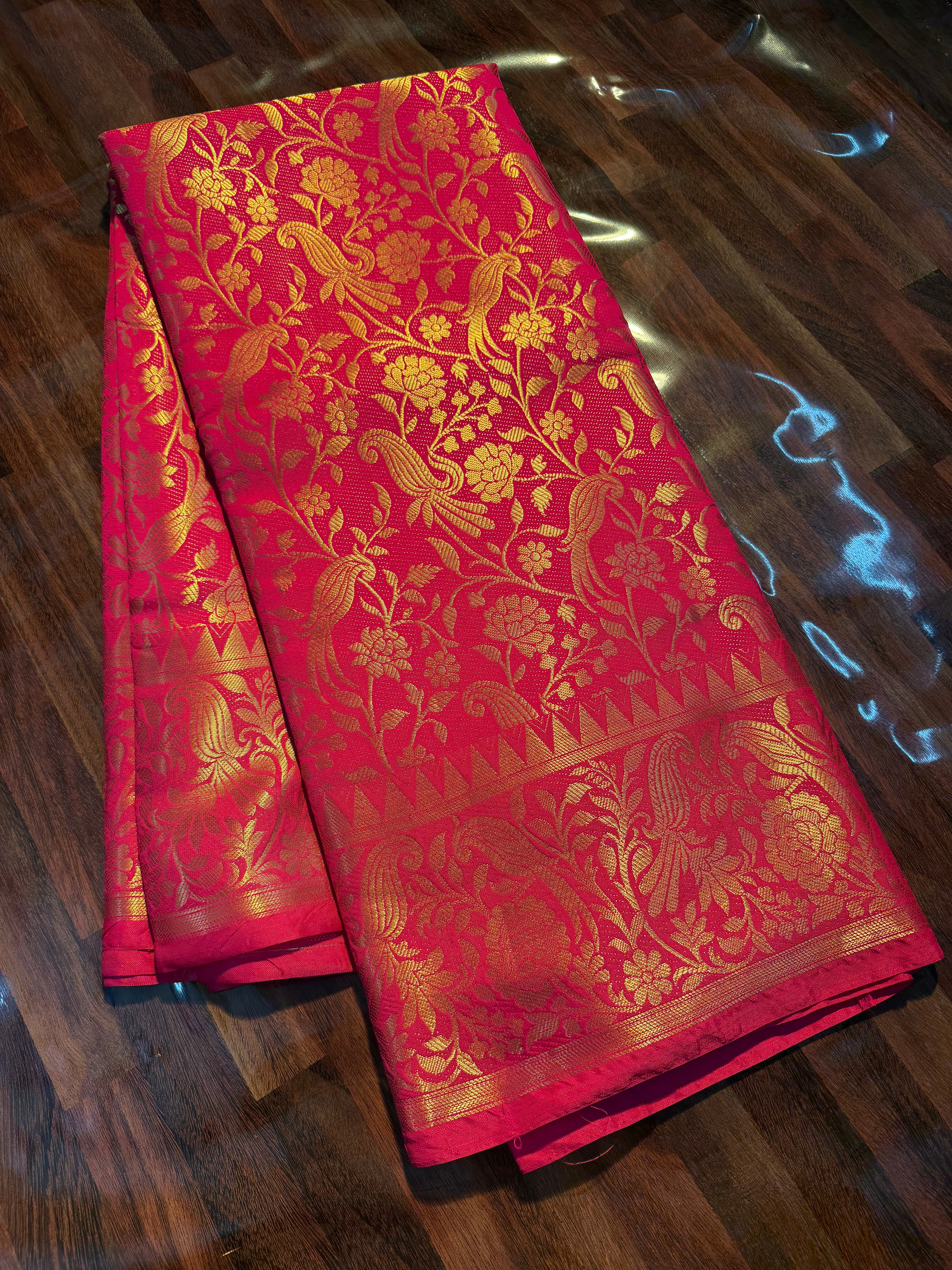 Premium Kanjeevaram Tissue Silk Banarasi Saree