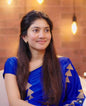 Royal Blue Celebrity Inspired Bridal Katan Silk Banarasi Saree