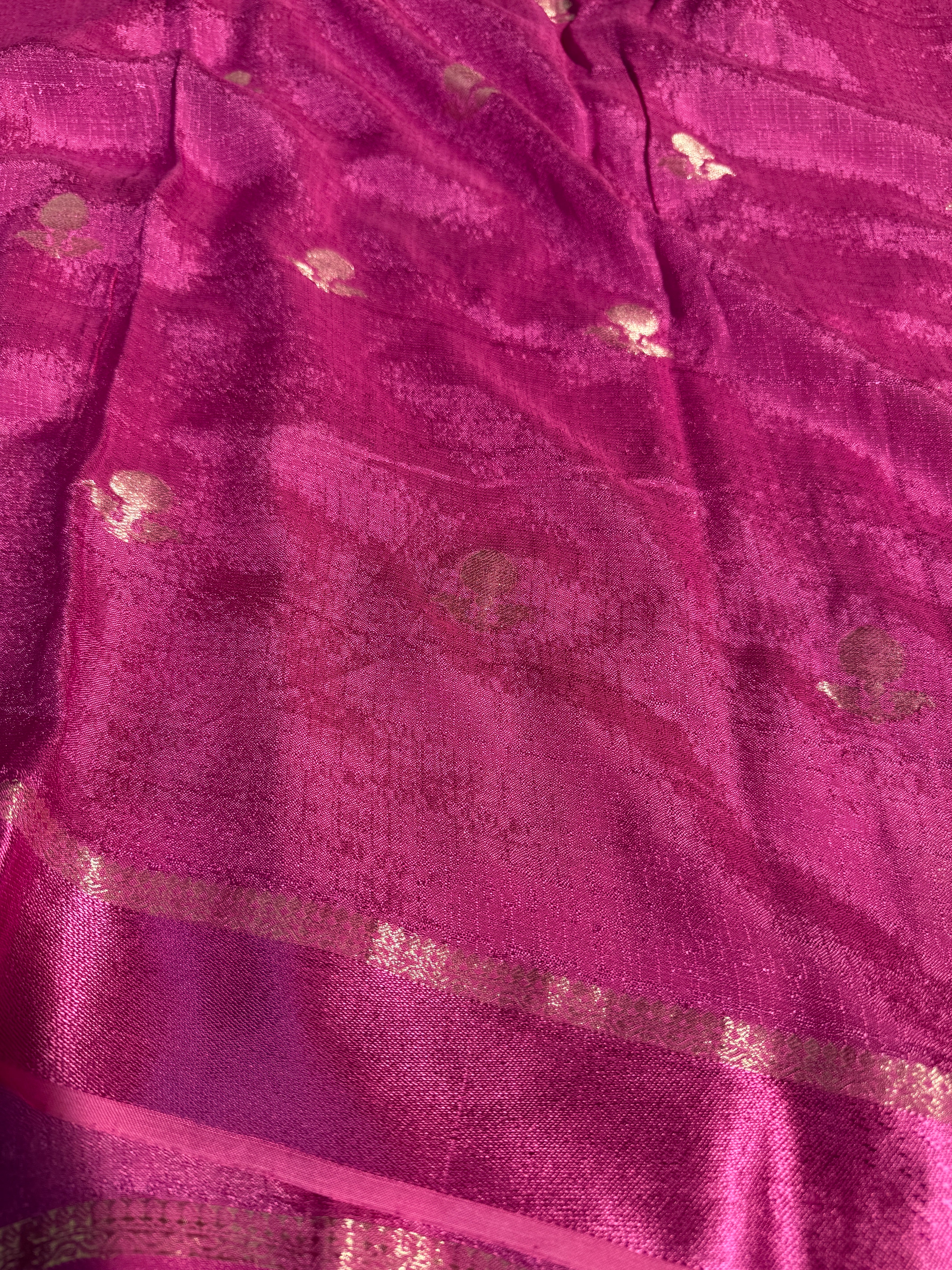 Lavendar Premium Viscose Georgette Banarasi Saree