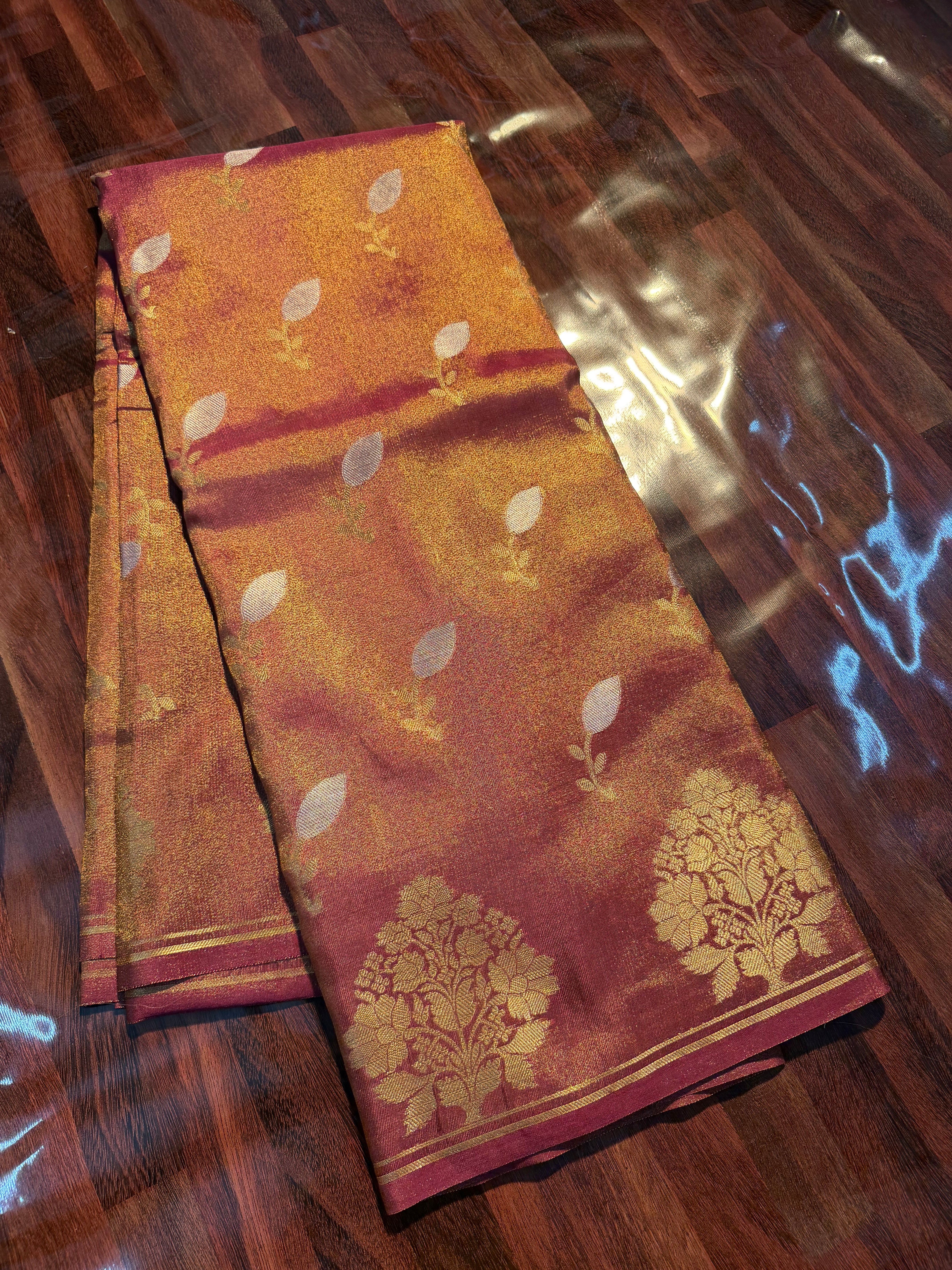 Premium Breathable Tissue Silk Banarasi Saree