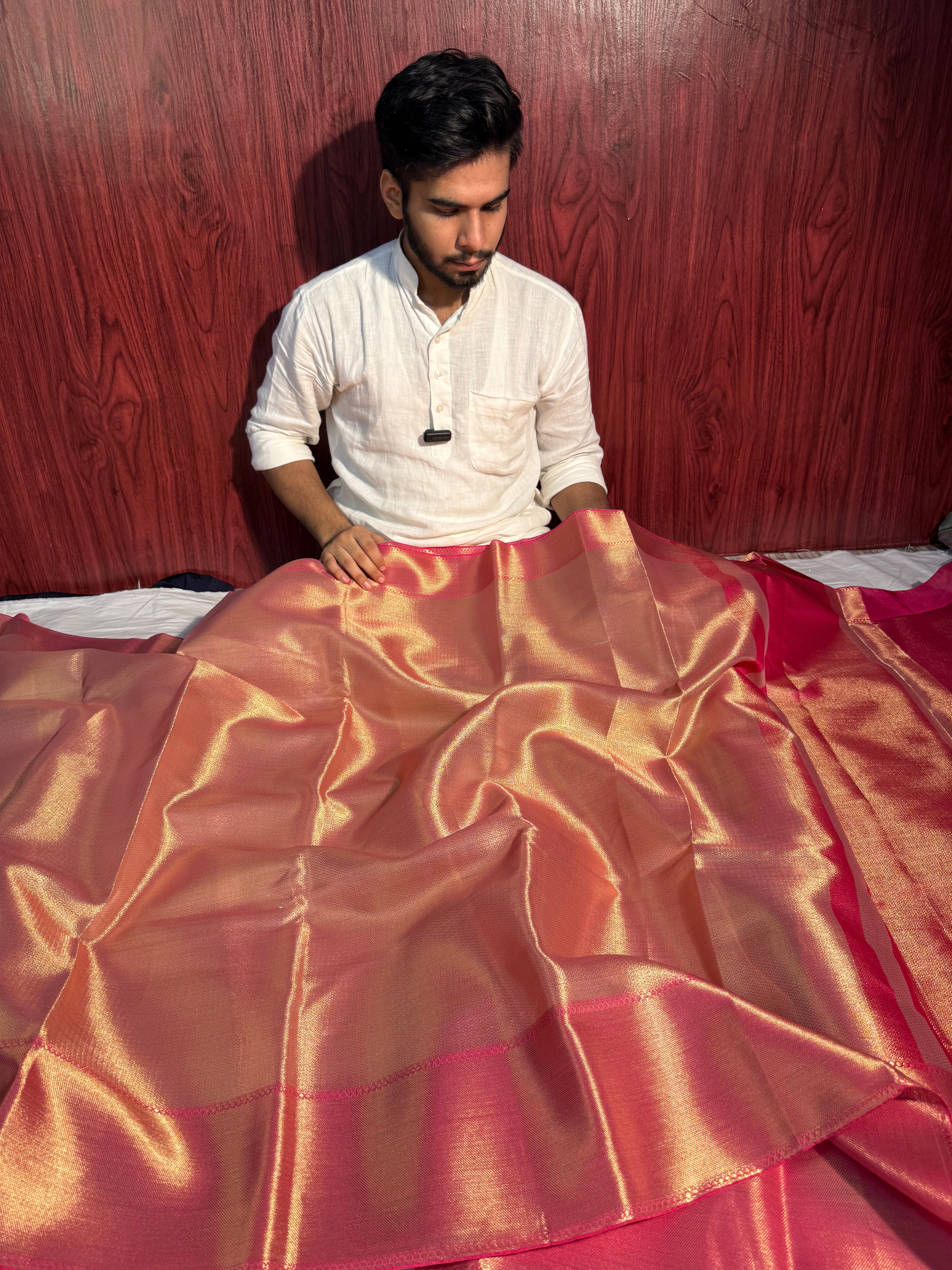 Jyothika Mam Inspired Kanjeevaram Tissue Saree