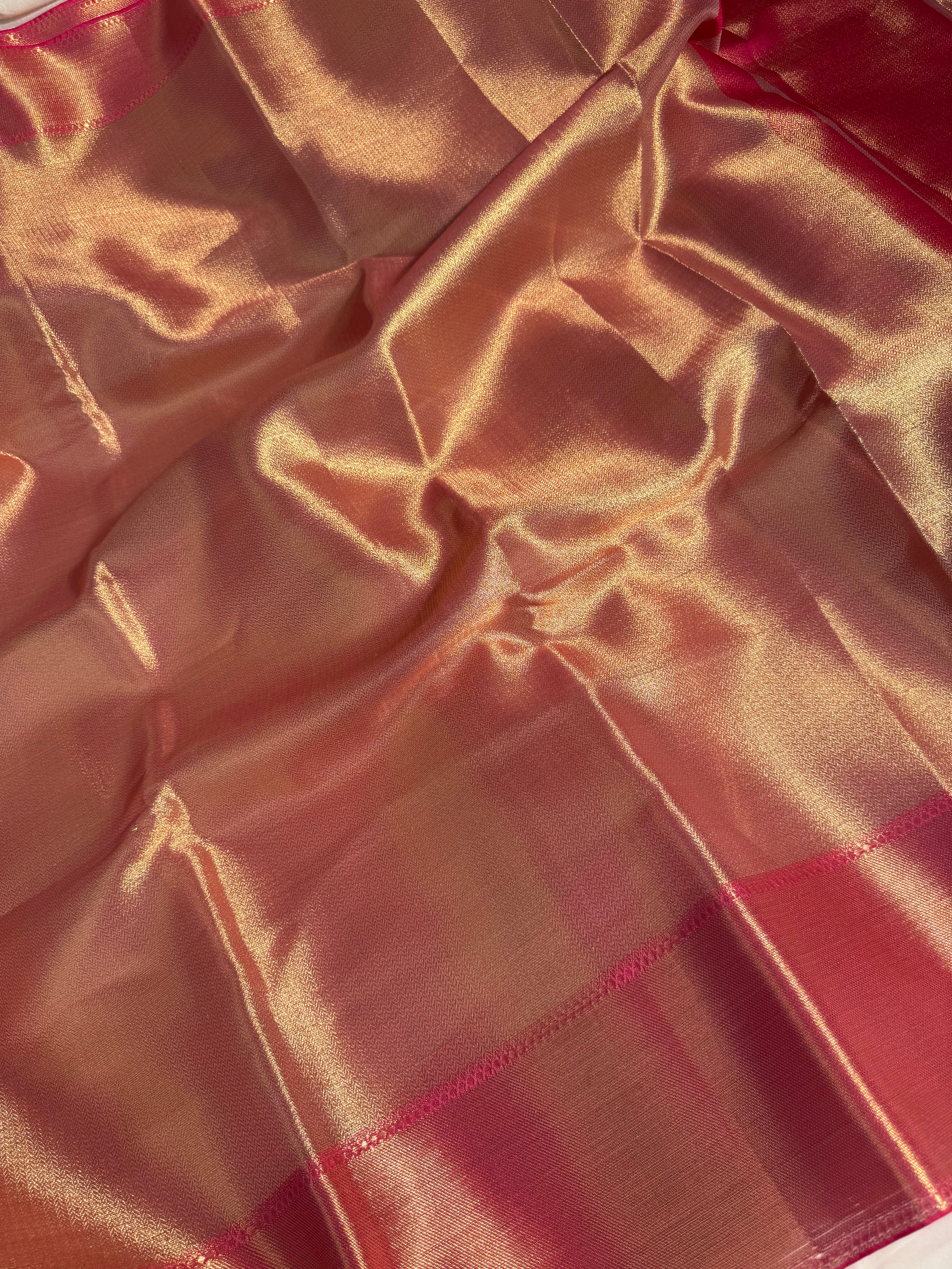 Jyothika Mam Inspired Kanjeevaram Tissue Saree