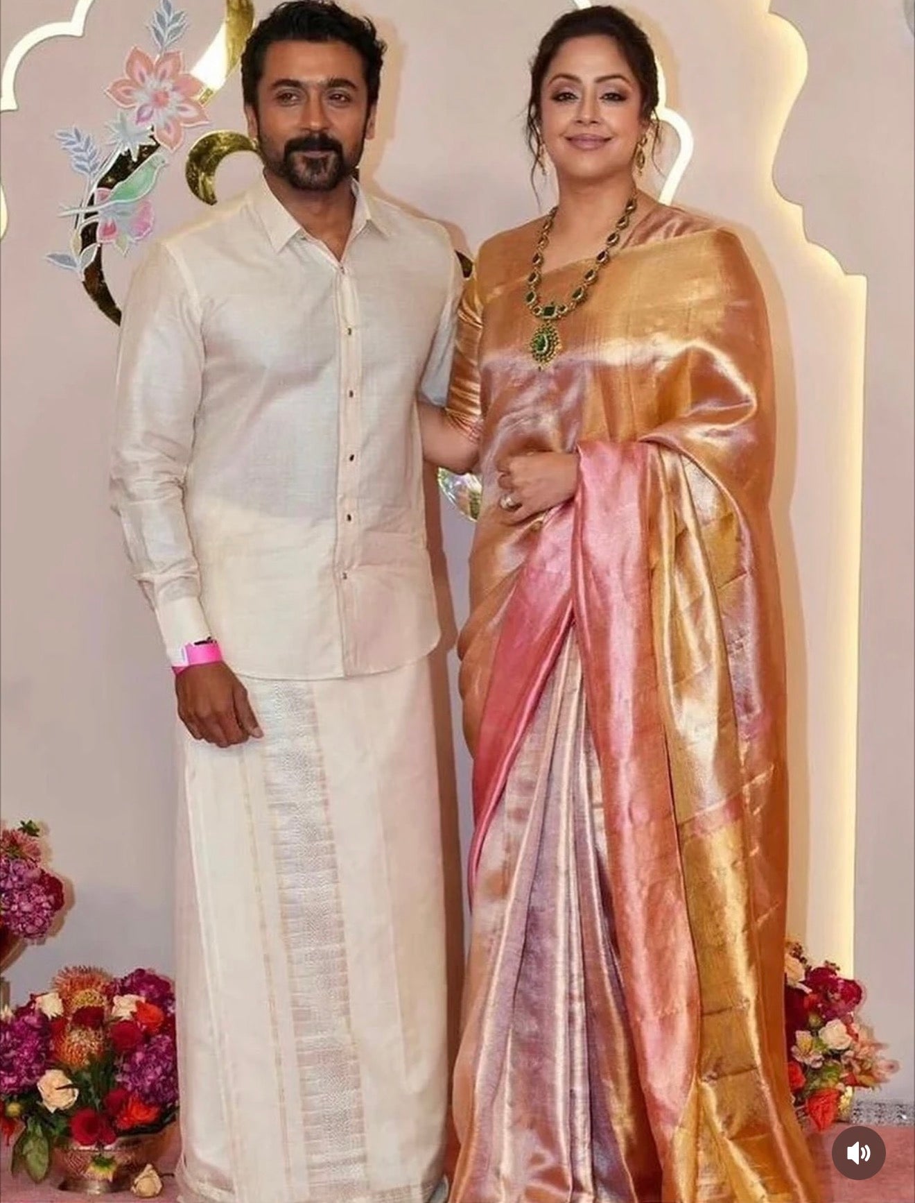 Jyothika Mam Inspired Kanjeevaram Tissue Saree