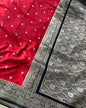 BRIDAL RED PREMIUM MASHRU KATAN SILK BANARASI SAREE