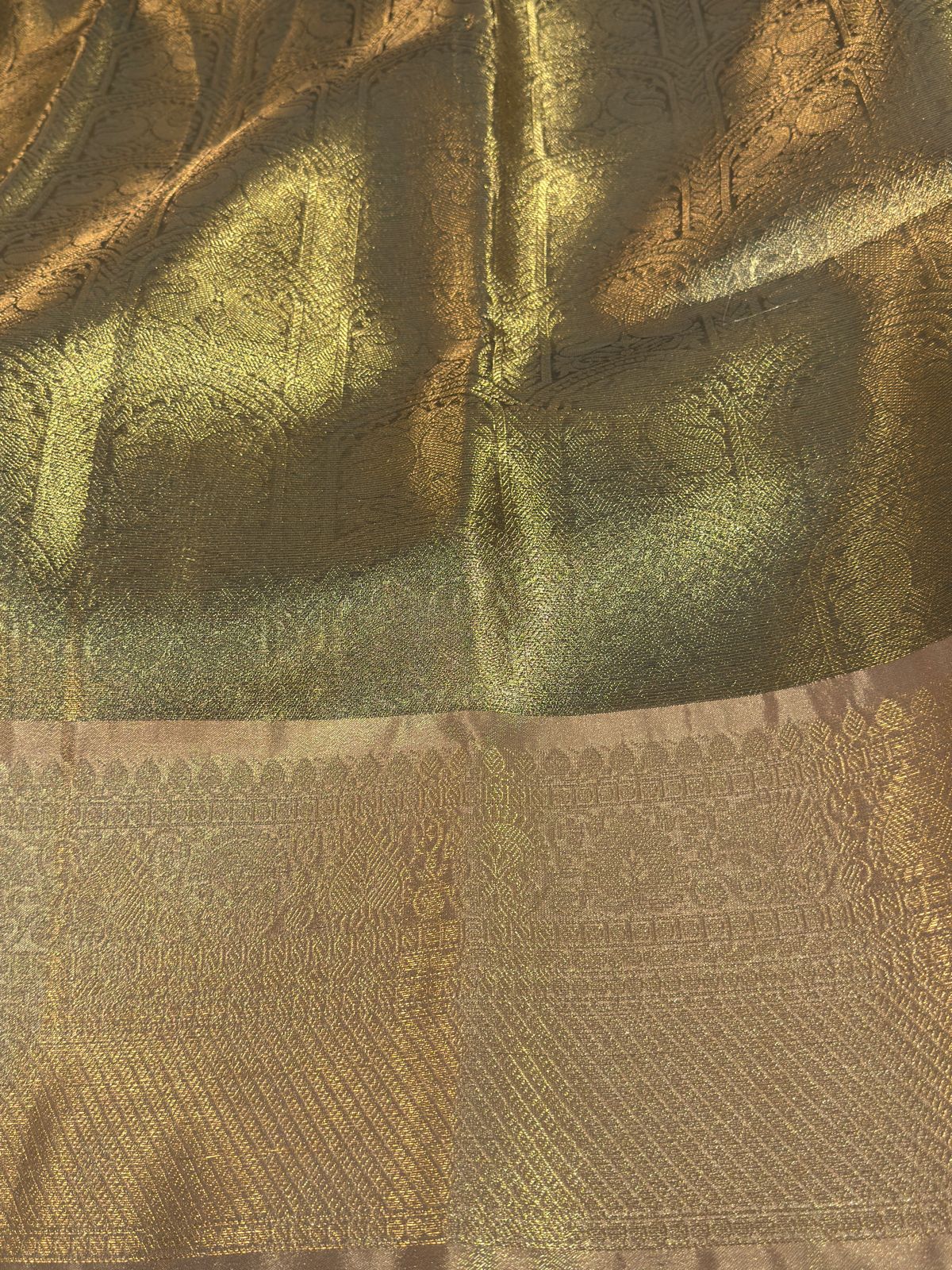 Premium Kanjivaram Tissue Silk Banarasi Saree with Traditional Zari Weave