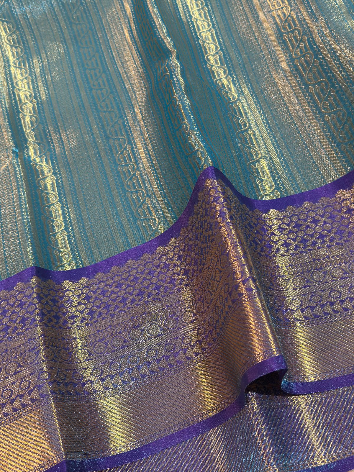 Premium Tissue Silk Banarasi Saree with Allover Heritage Weave